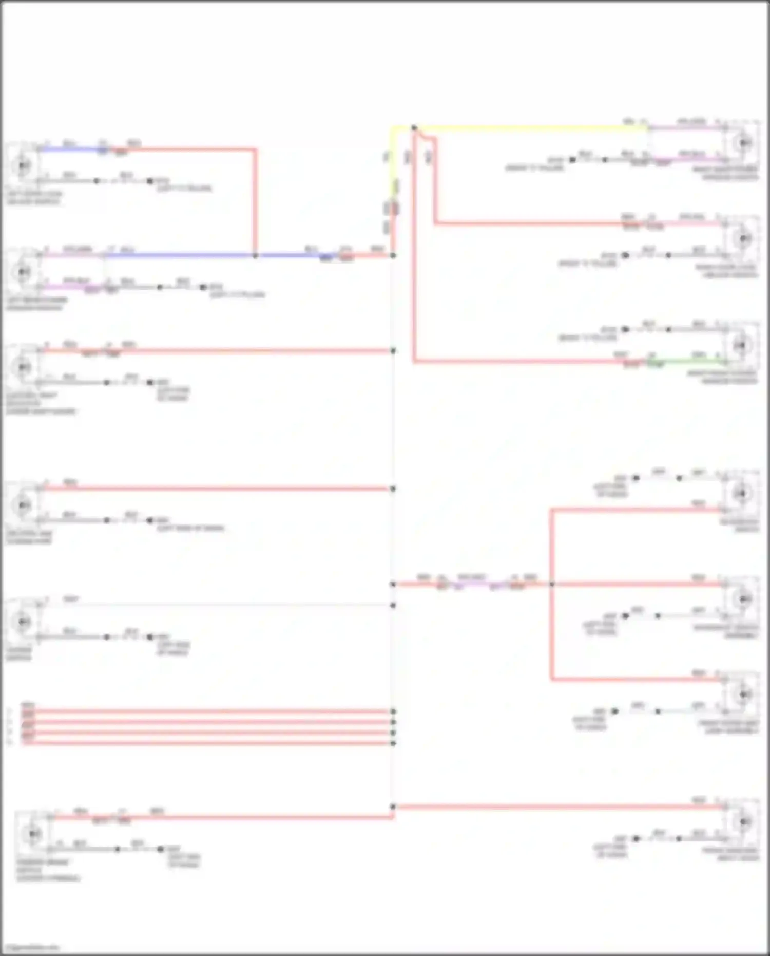 Pathfinder Nissan V (2021-2024): Instrument illumination circuit (3 of 3)
