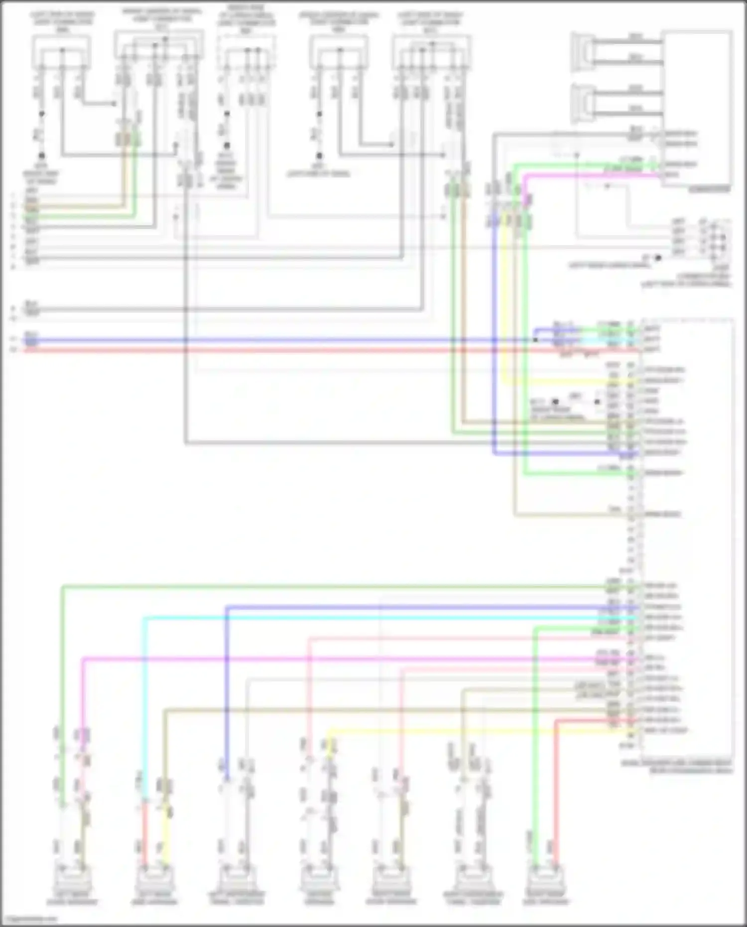 Pathfinder Nissan V (2021-2024): Navigation circuit, w/ bose (4 of 4)