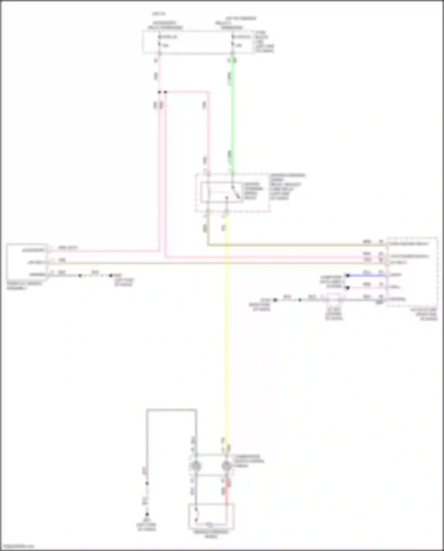 Pathfinder Nissan V (2021-2024): Heated steering wheel circuit