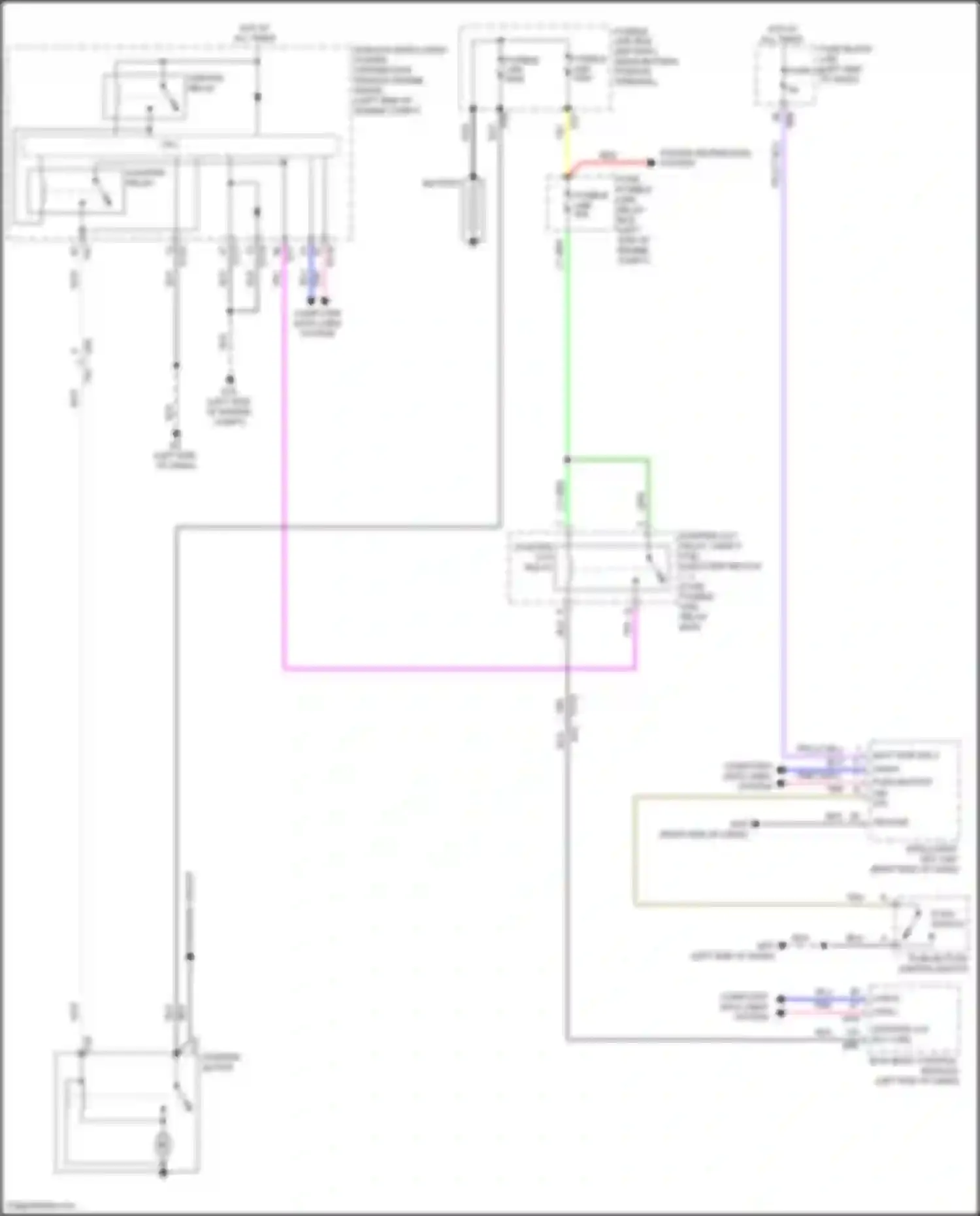 Pathfinder Nissan V (2021-2024): Starting circuit
