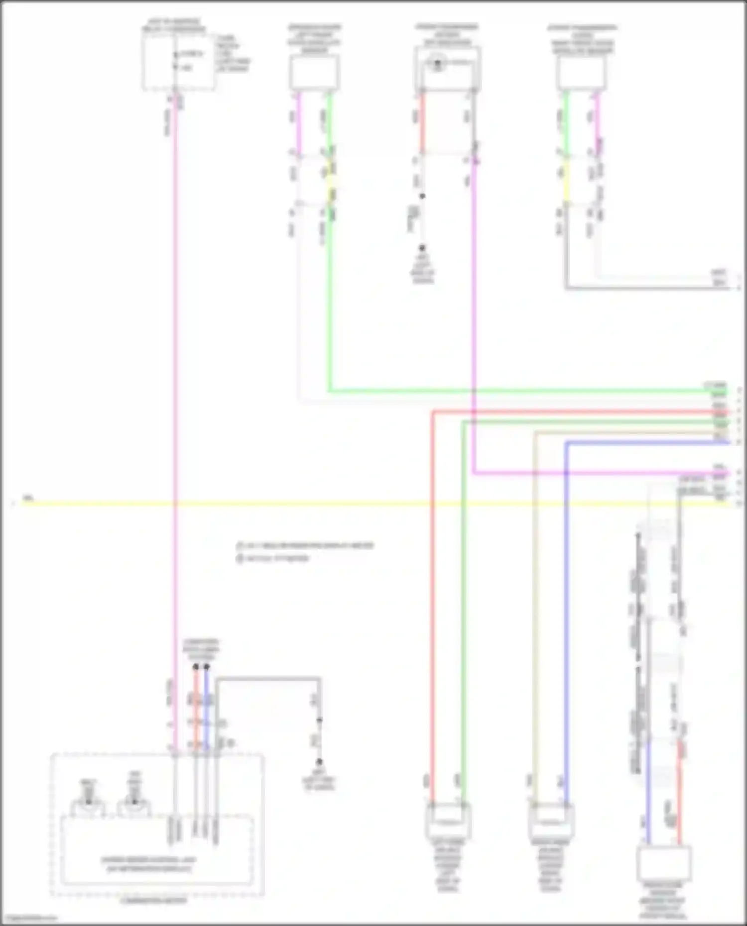 Pathfinder Nissan V (2021-2024): Supplemental restraints circuit (3 of 4)