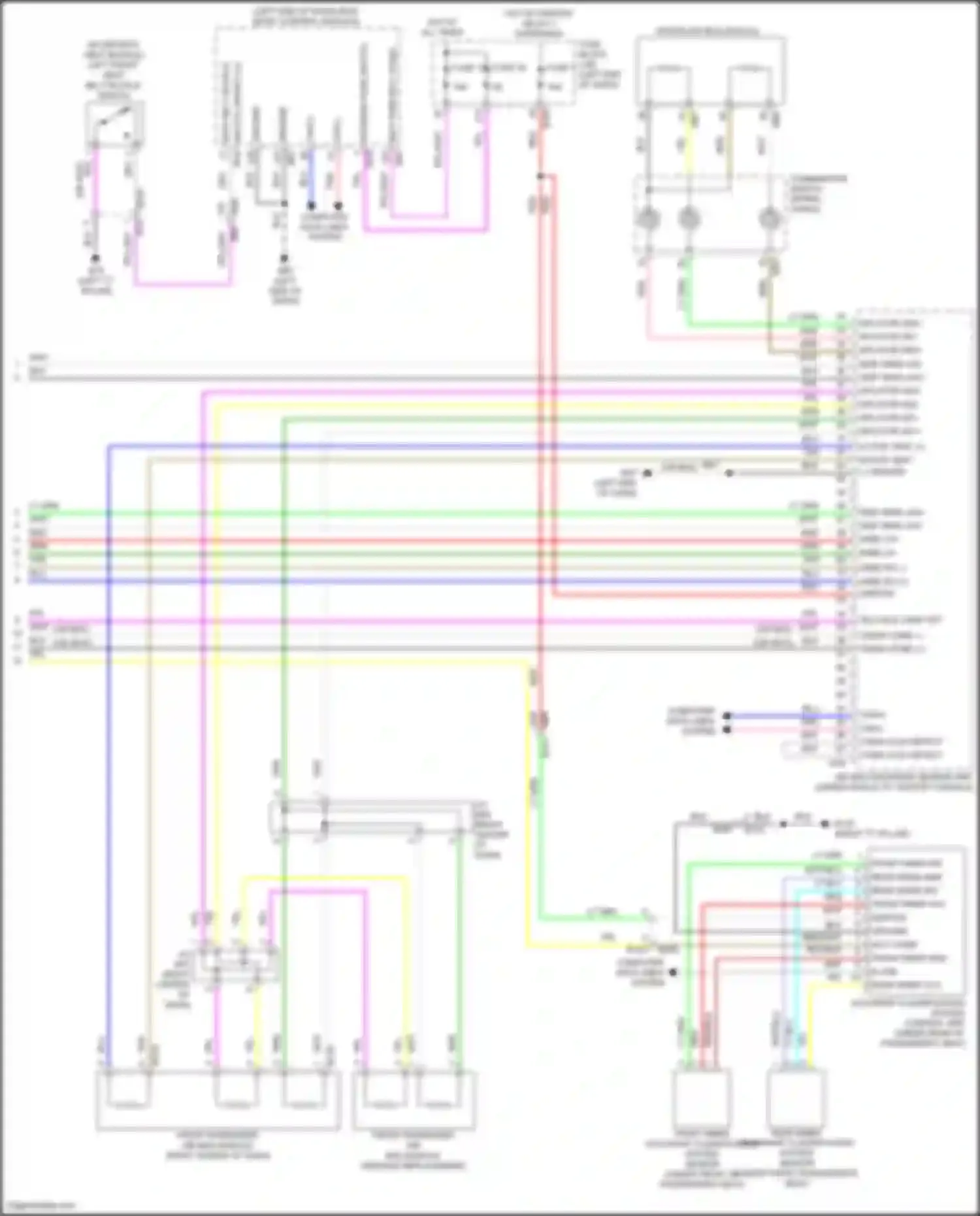 Pathfinder Nissan V (2021-2024): Supplemental restraints circuit (4 of 4)