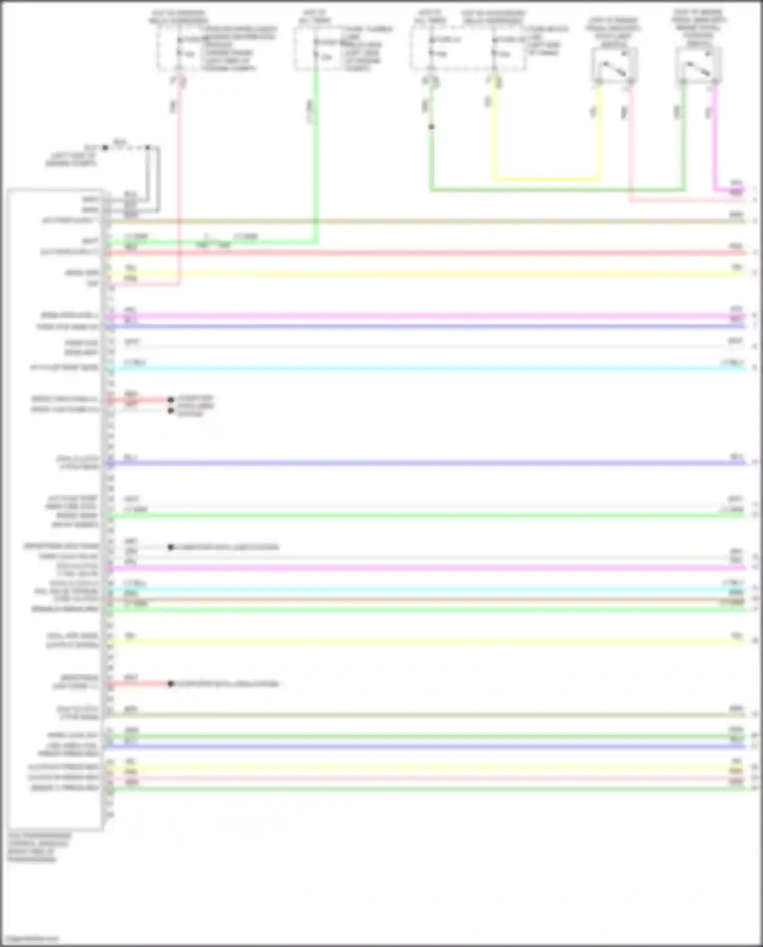 Pathfinder Nissan V (2021-2024): A/t circuit (1 of 3)