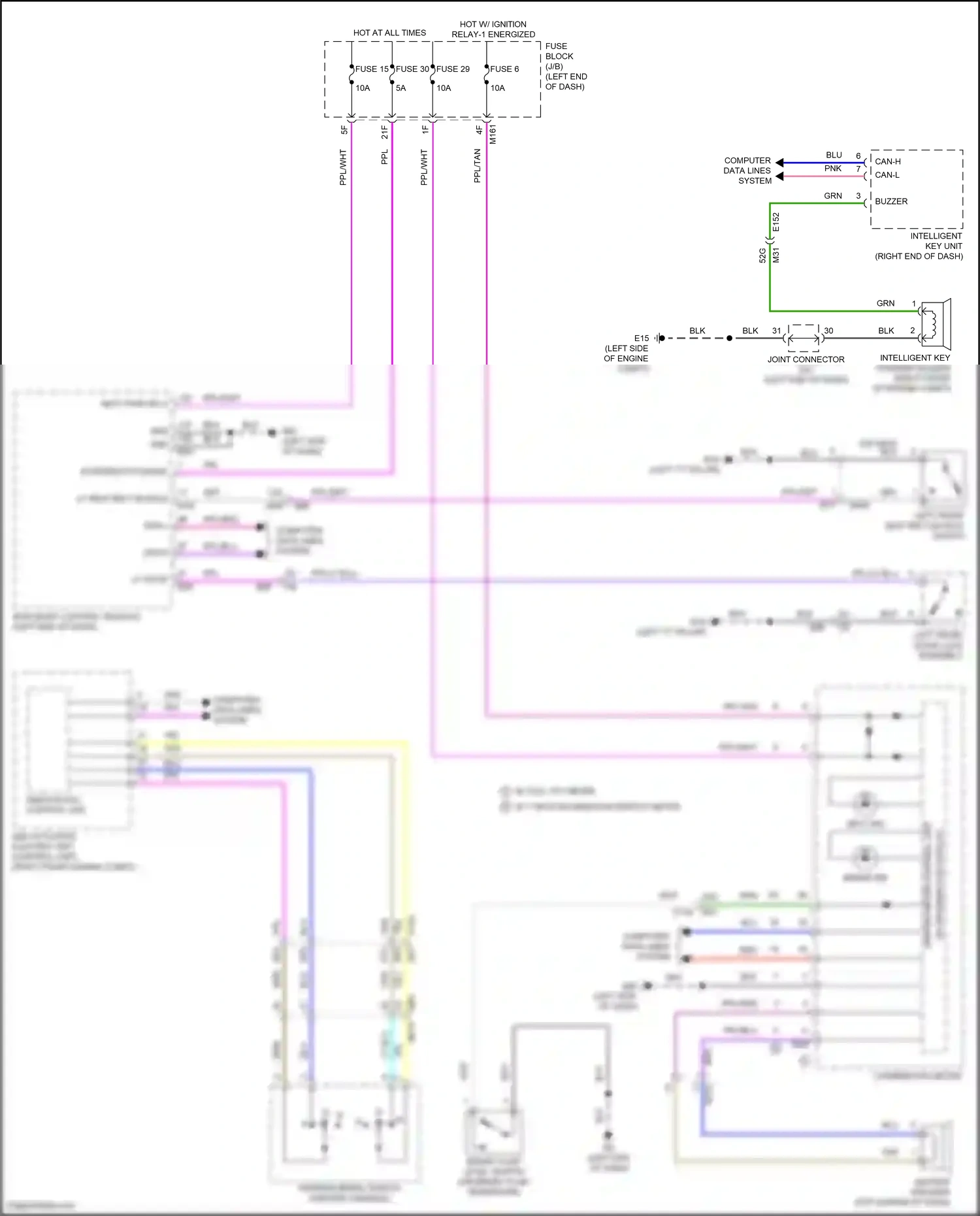 Wiring diagram blk for Nissan Pathfinder V (2021-2024) (61 of 123)