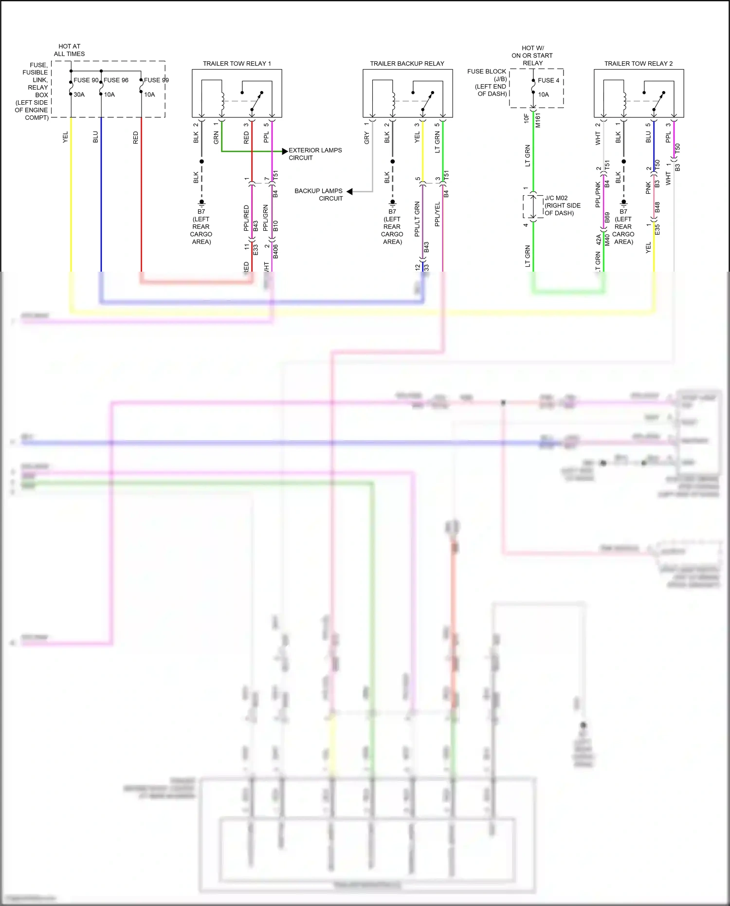 Wiring diagram blu for Nissan Pathfinder V (2021-2024) (100 of 116)