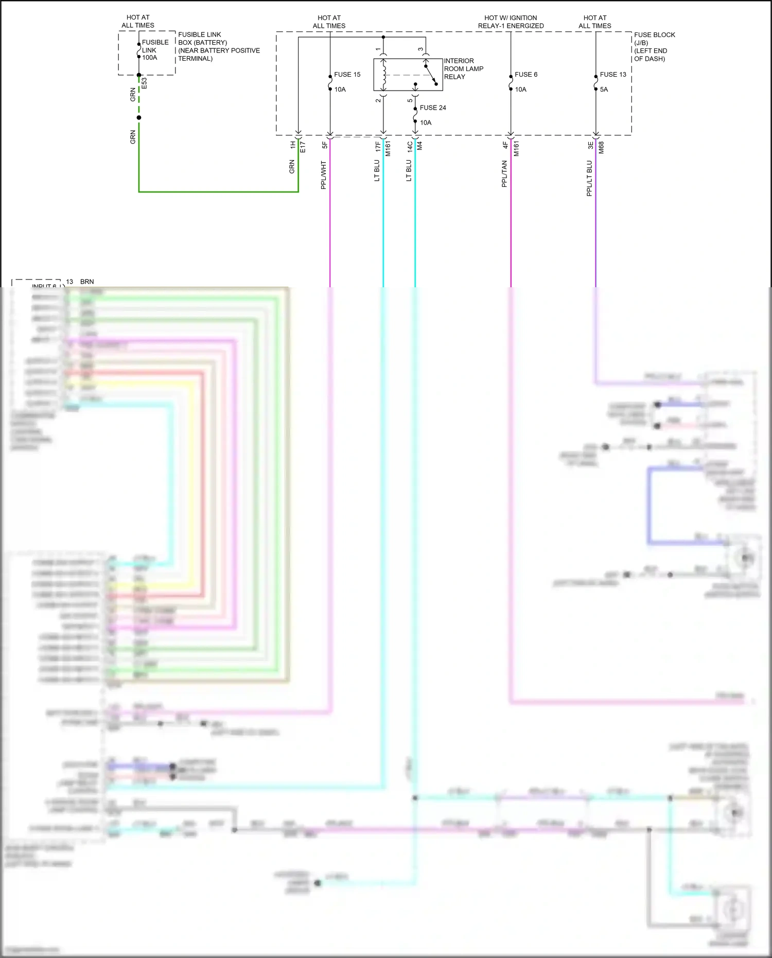 Wiring diagram combi sw input 2 for Nissan Pathfinder V (2021-2024) (1 of 1)