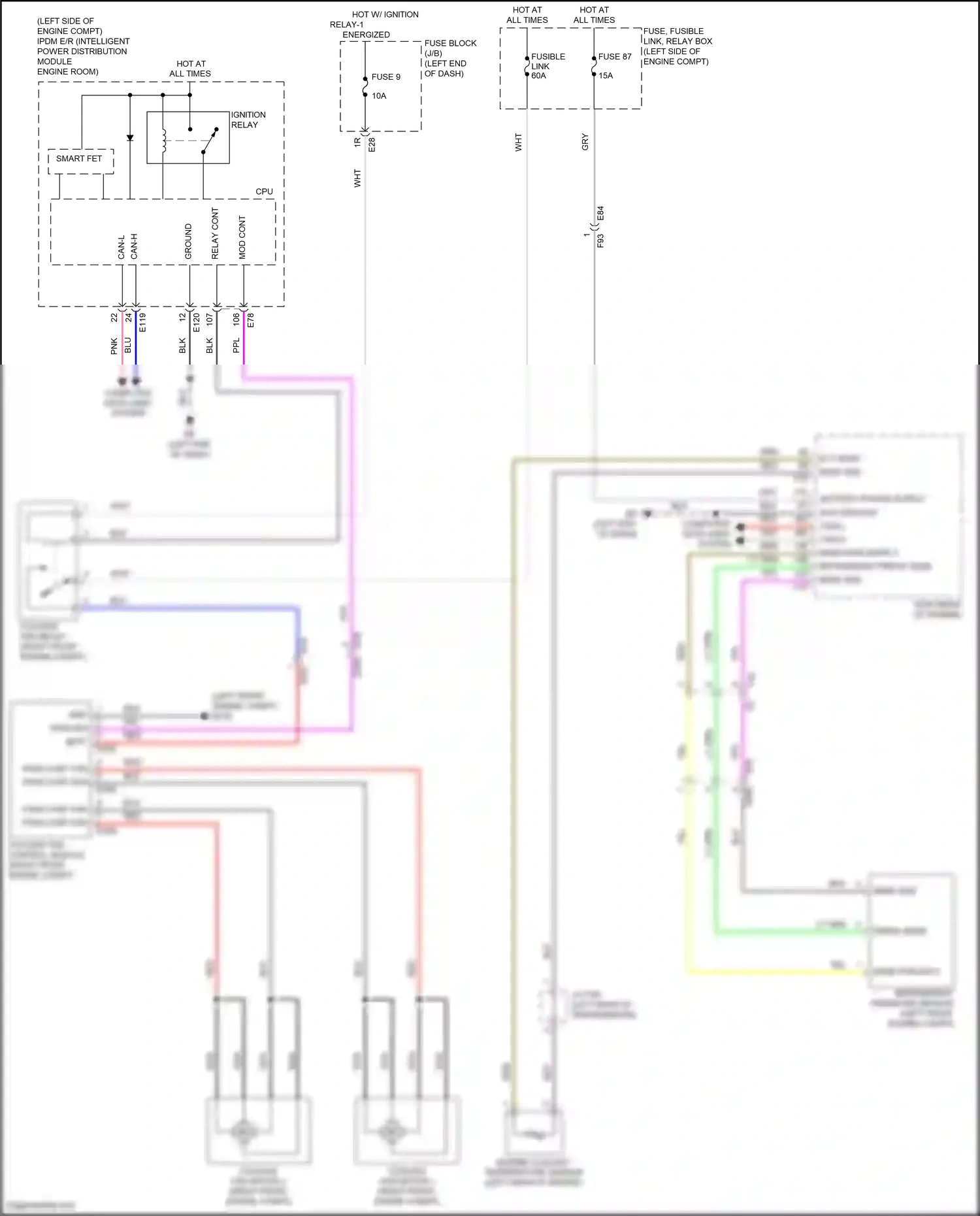 Wiring diagram computer data lines system for Nissan Pathfinder V (2021-2024) (31 of 84)