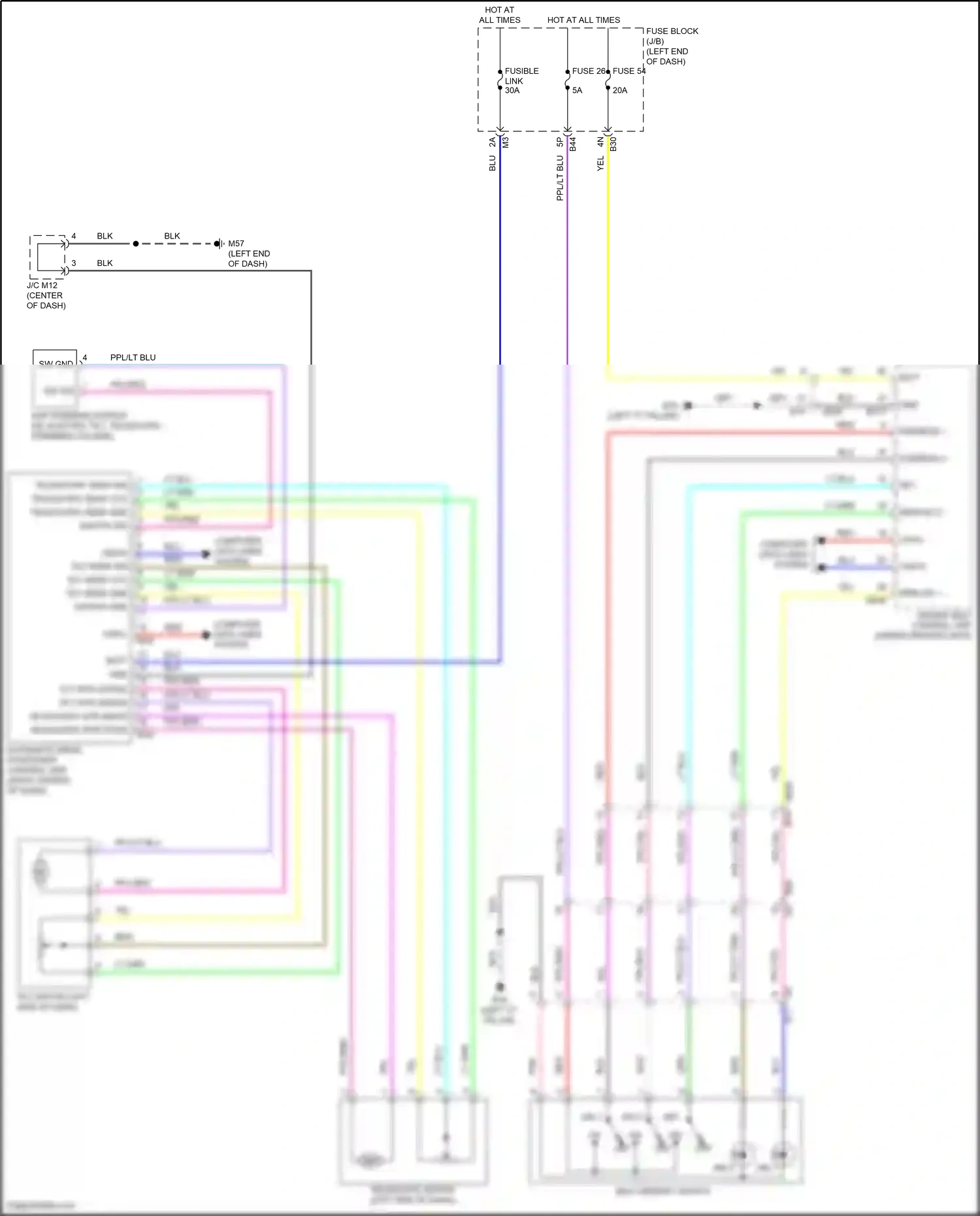 Wiring diagram computer data lines system for Nissan Pathfinder V (2021-2024) (7 of 84)