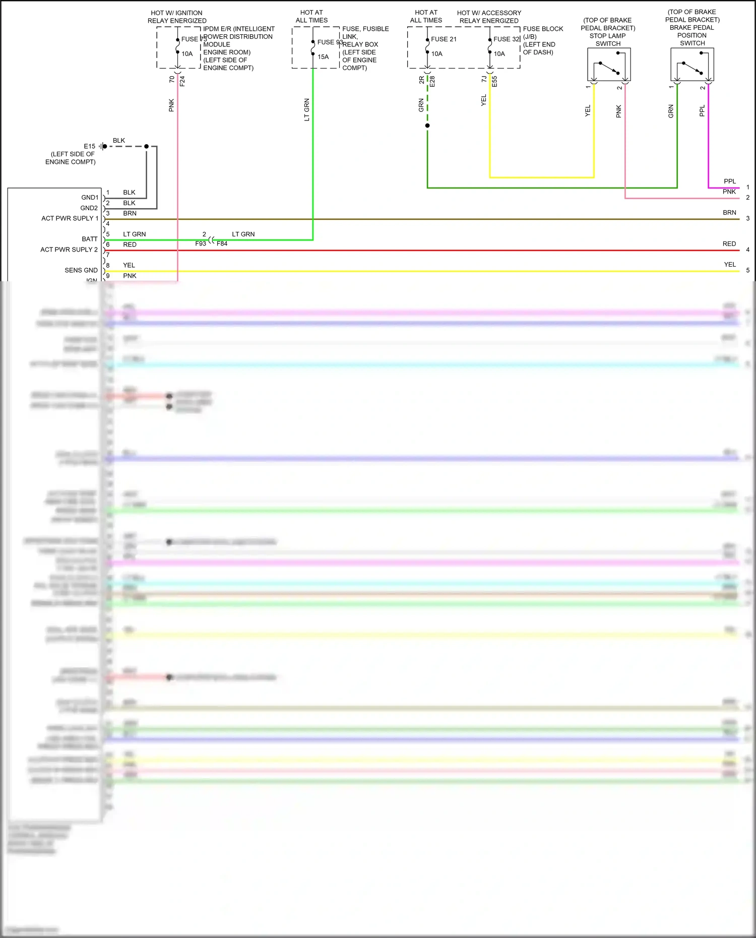 Wiring diagram computer data lines system for Nissan Pathfinder V (2021-2024) (13 of 84)