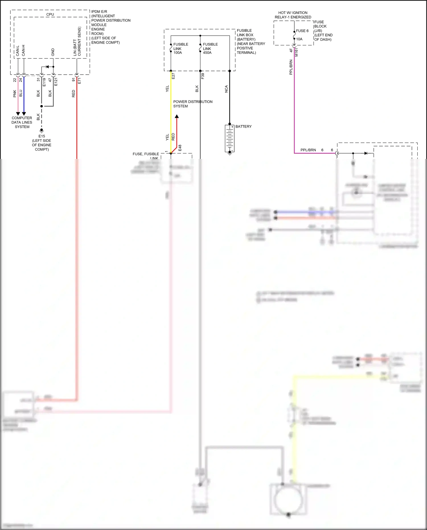 Wiring diagram computer data lines system for Nissan Pathfinder V (2021-2024) (23 of 84)