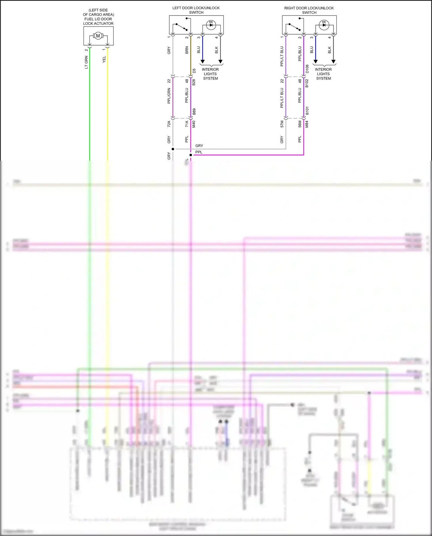 Wiring diagram computer data lines system for Nissan Pathfinder V (2021-2024) (2 of 84)