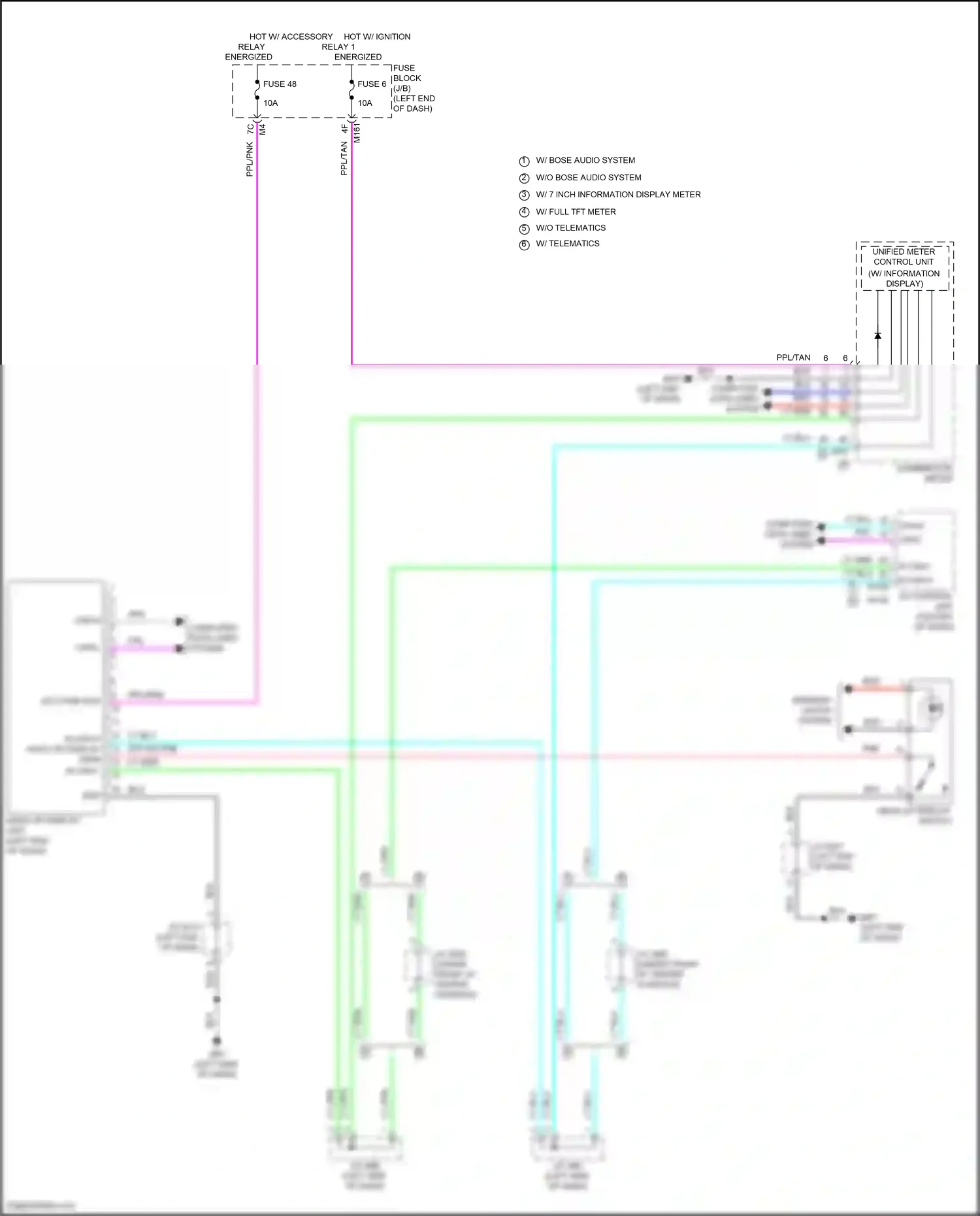Wiring diagram computer data lines system for Nissan Pathfinder V (2021-2024) (44 of 84)