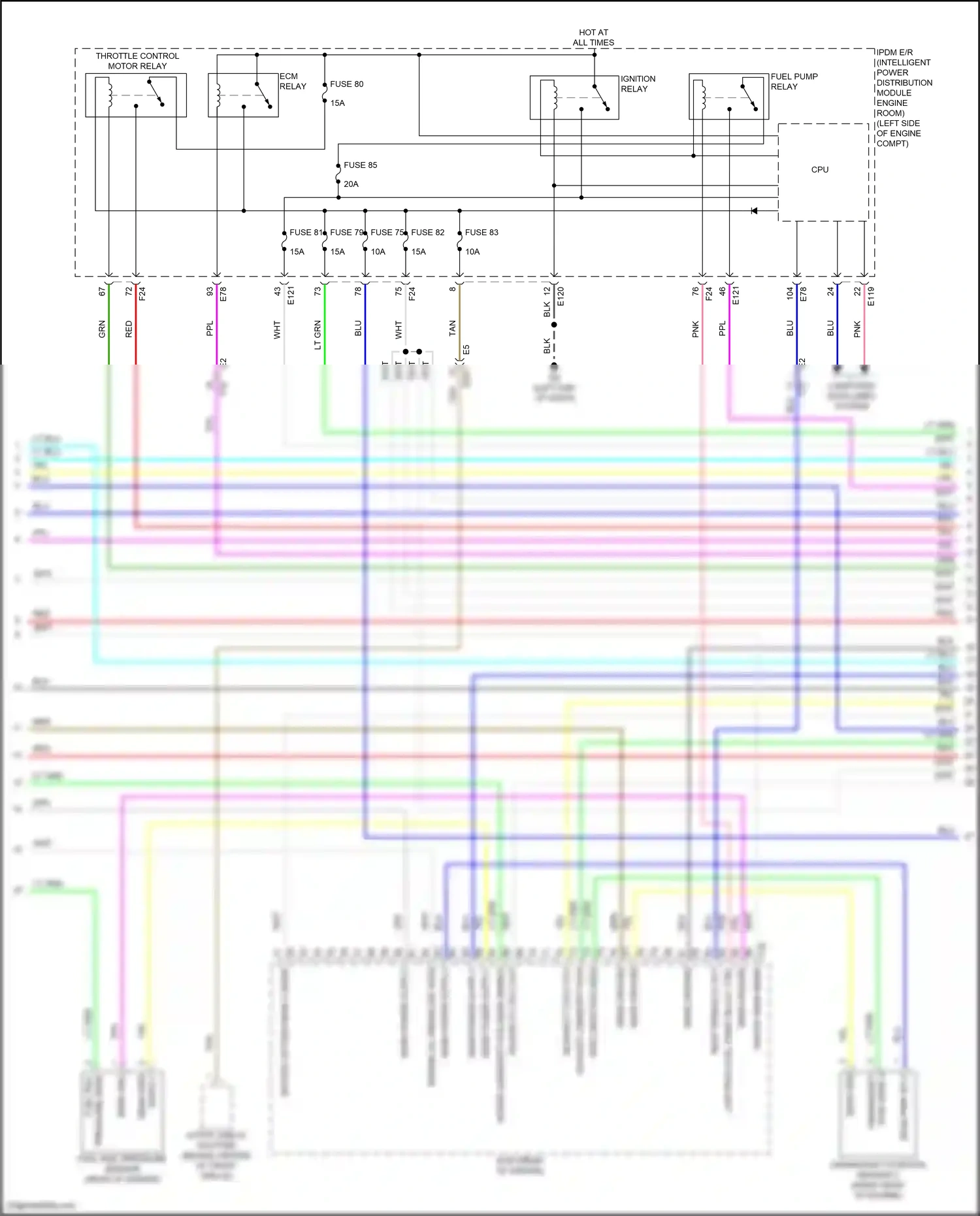 Wiring diagram computer data lines system for Nissan Pathfinder V (2021-2024) (82 of 84)
