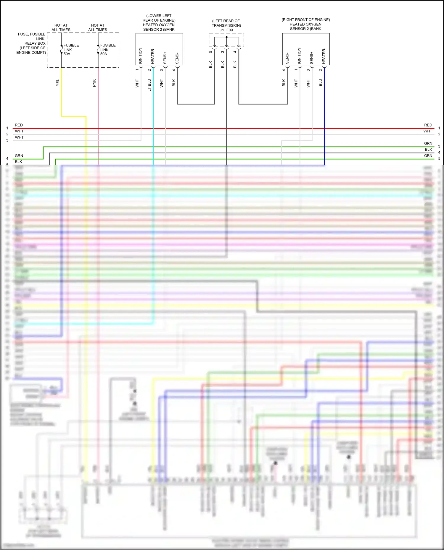 Wiring diagram electronic controlled engine mount control solenoid valve for Nissan Pathfinder V (2021-2024) (1 of 1)