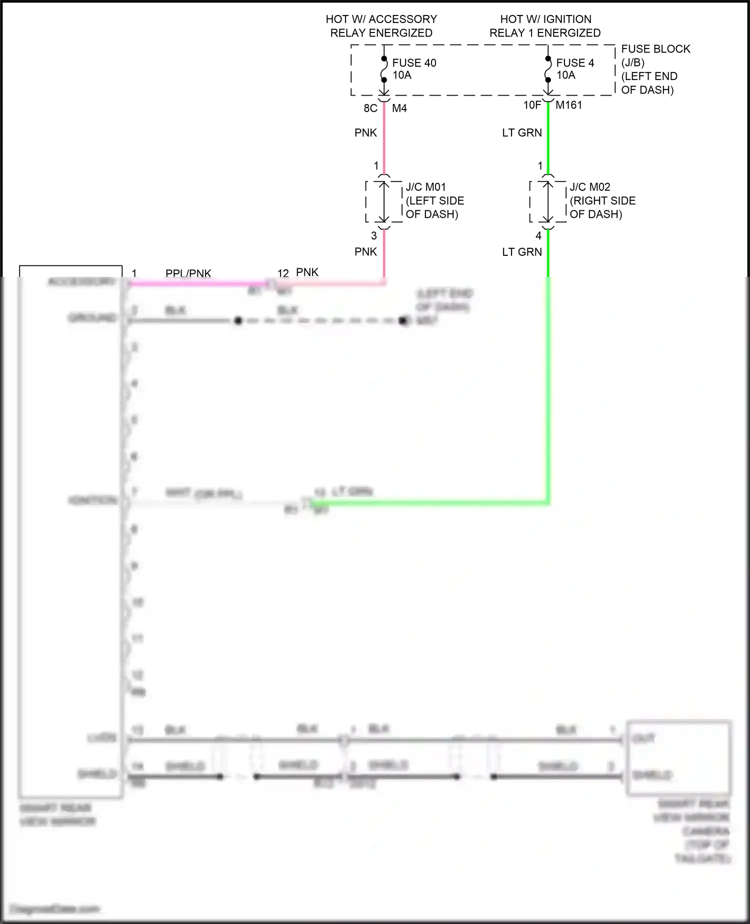 Wiring diagram shield shield for Nissan Pathfinder V (2021-2024) (2 of 3)