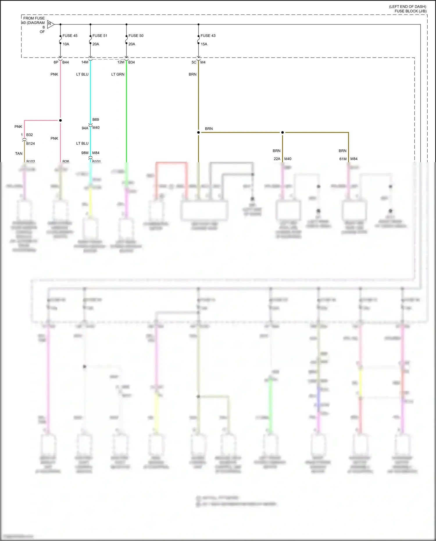 Wiring diagram sonar control unit for Nissan Pathfinder V (2021-2024) (3 of 5)
