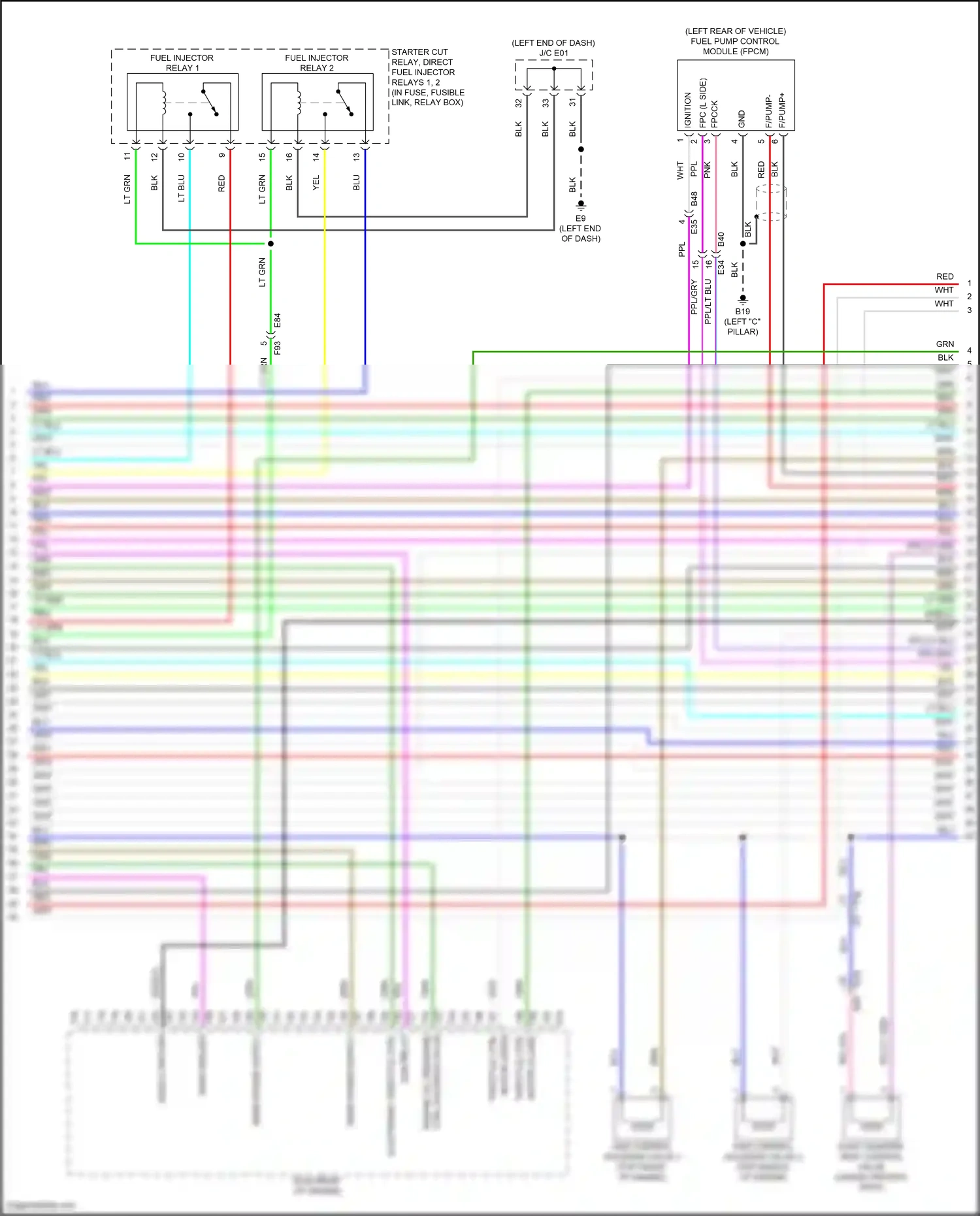 Wiring diagram throttle ctrl for Nissan Pathfinder V (2021-2024) (1 of 1)