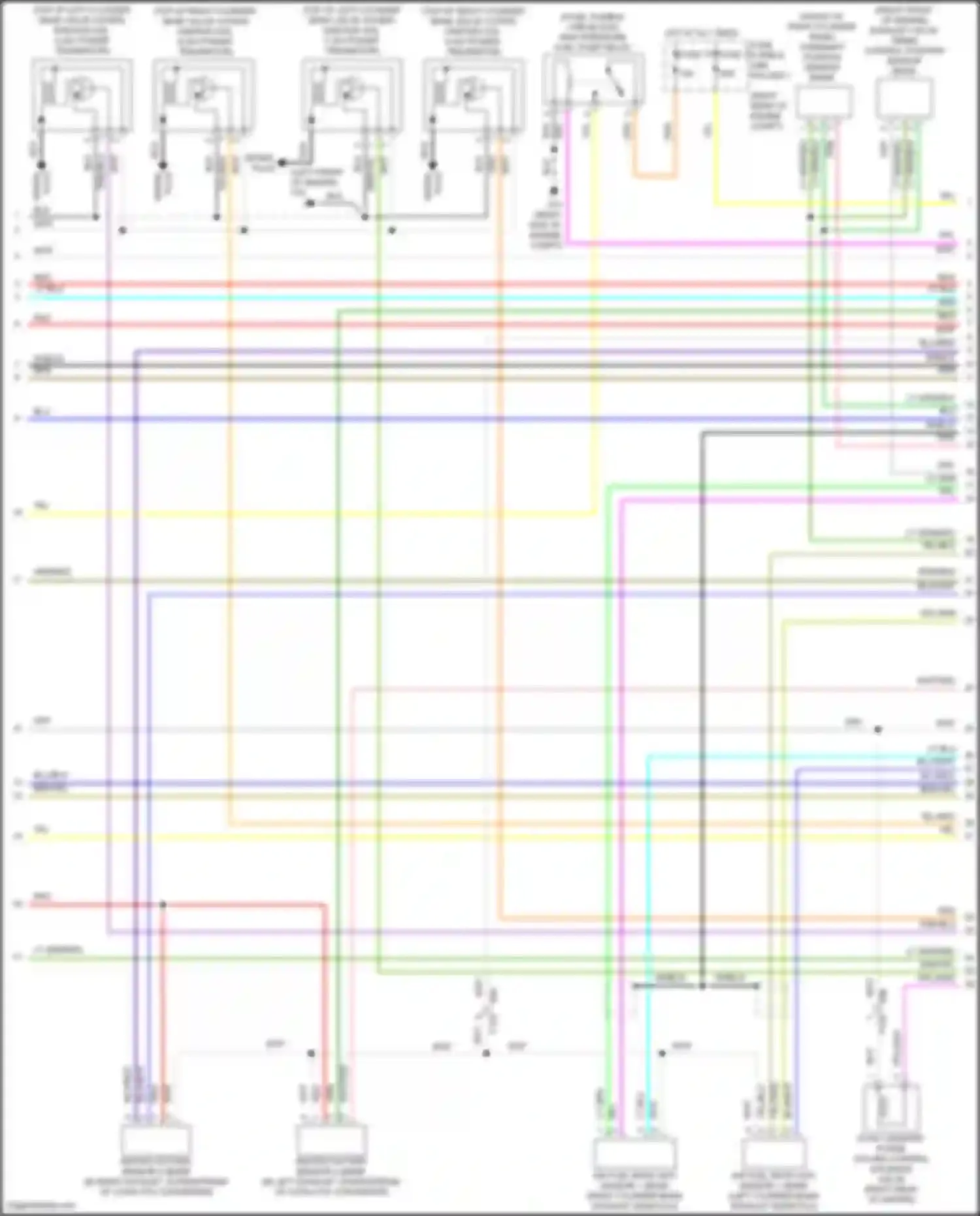 Patrol Nissan Y62 facelift 2 (2019-2024): Wiring diagram engine performance 5.6l (3 of 7)