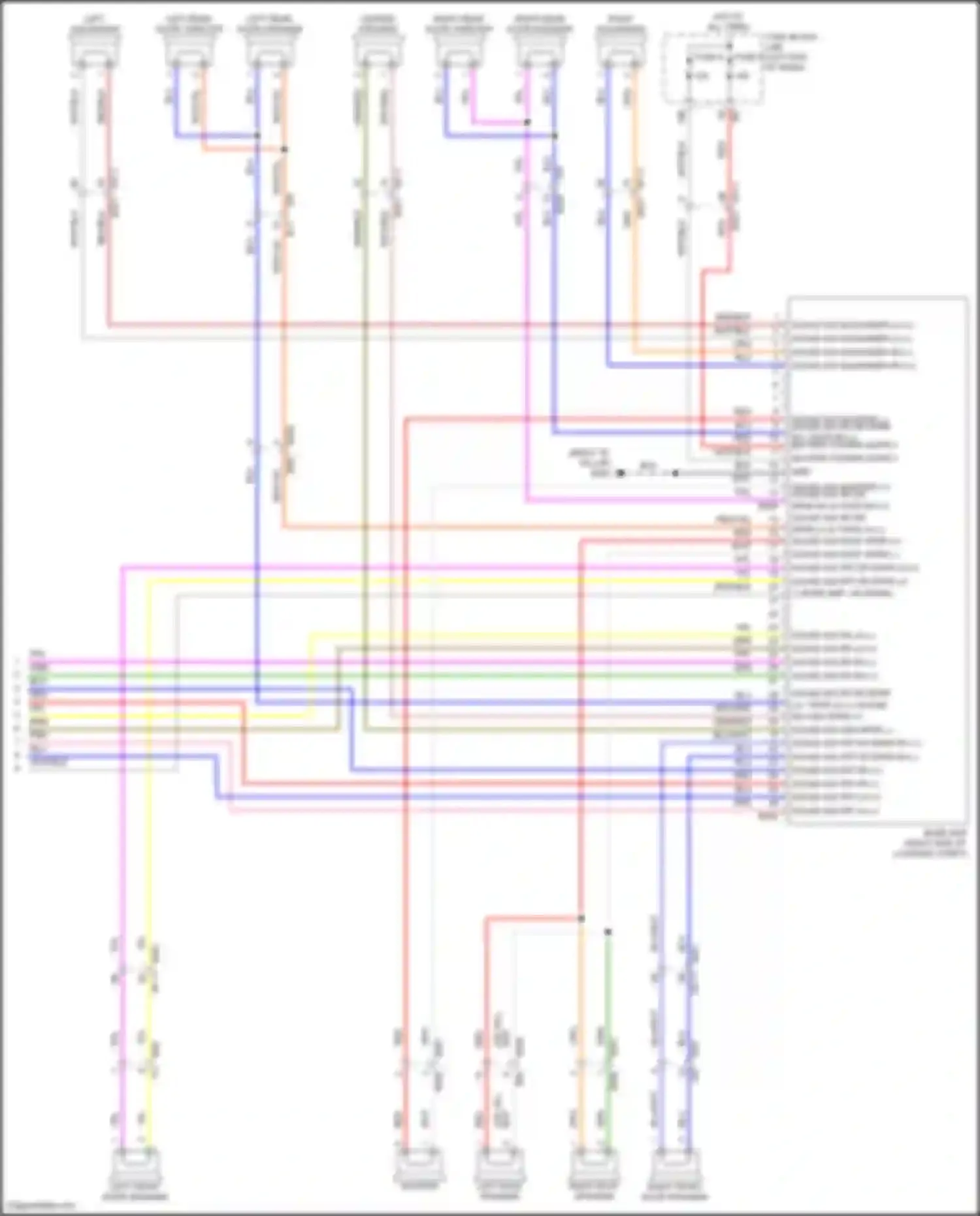 Patrol Nissan Y62 facelift 2 (2019-2024): Navigation circuit, w/ bose (4 of 4)