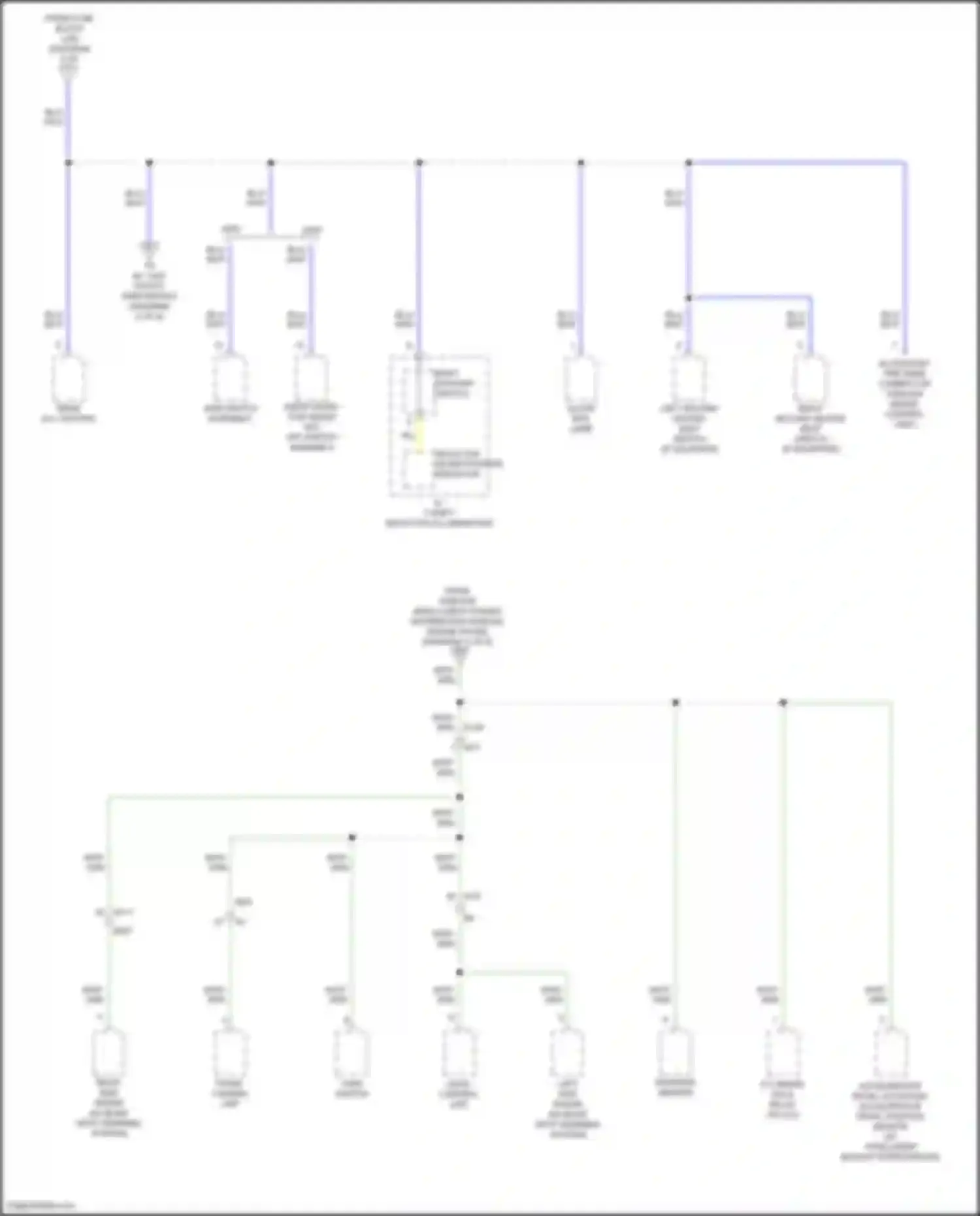 Patrol Nissan Y62 facelift 2 (2019-2024): Power distribution circuit (5 of 8)