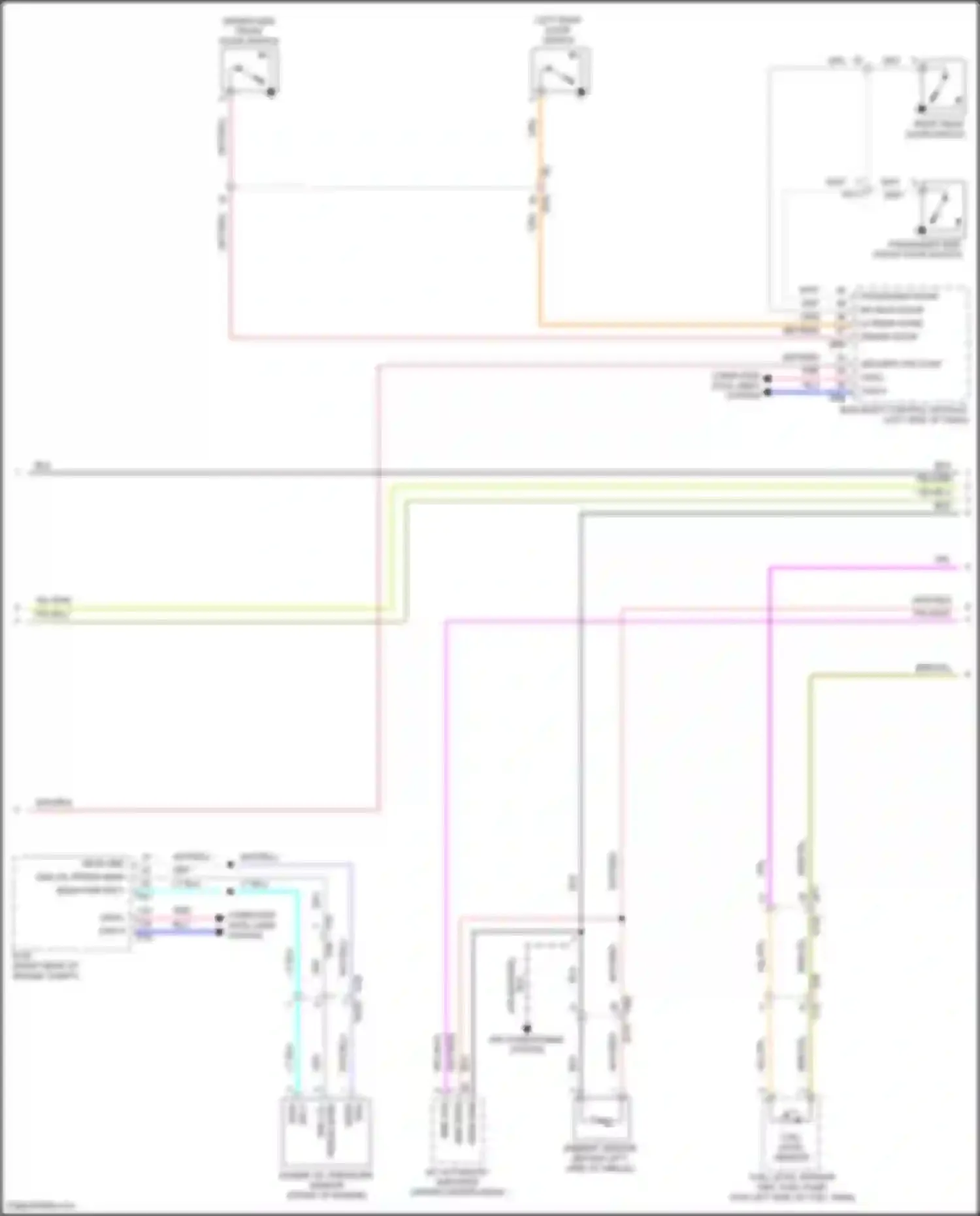 Wiring diagram computer data lines system for Nissan Patrol Y62 facelift 2 (2019-2024) (37 of 64)