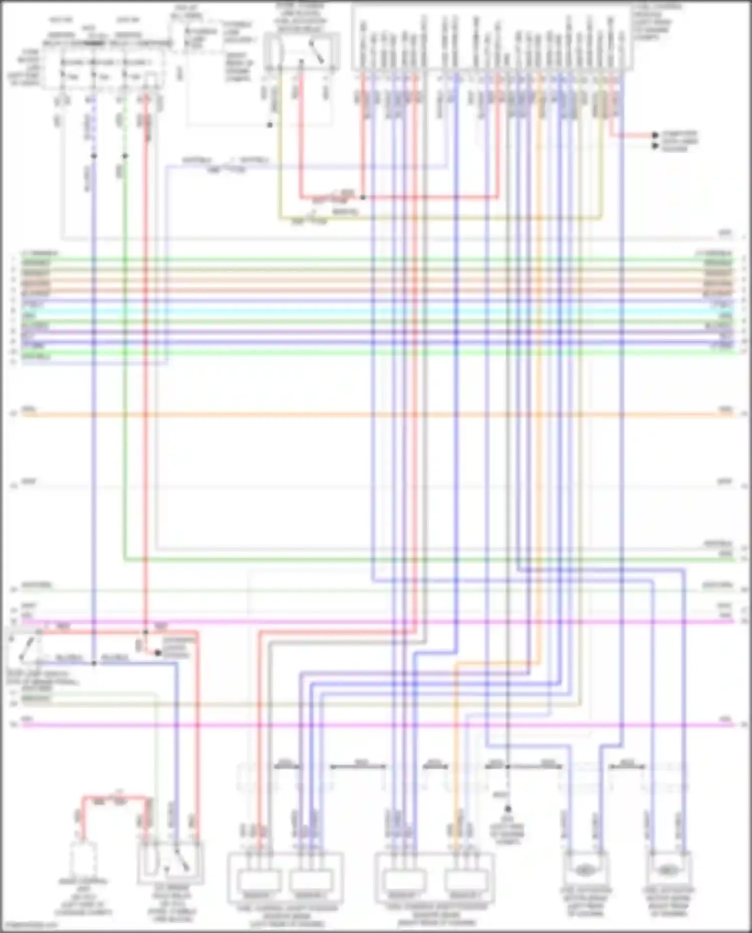 Wiring diagram computer data lines system for Nissan Patrol Y62 facelift 2 (2019-2024) (63 of 64)
