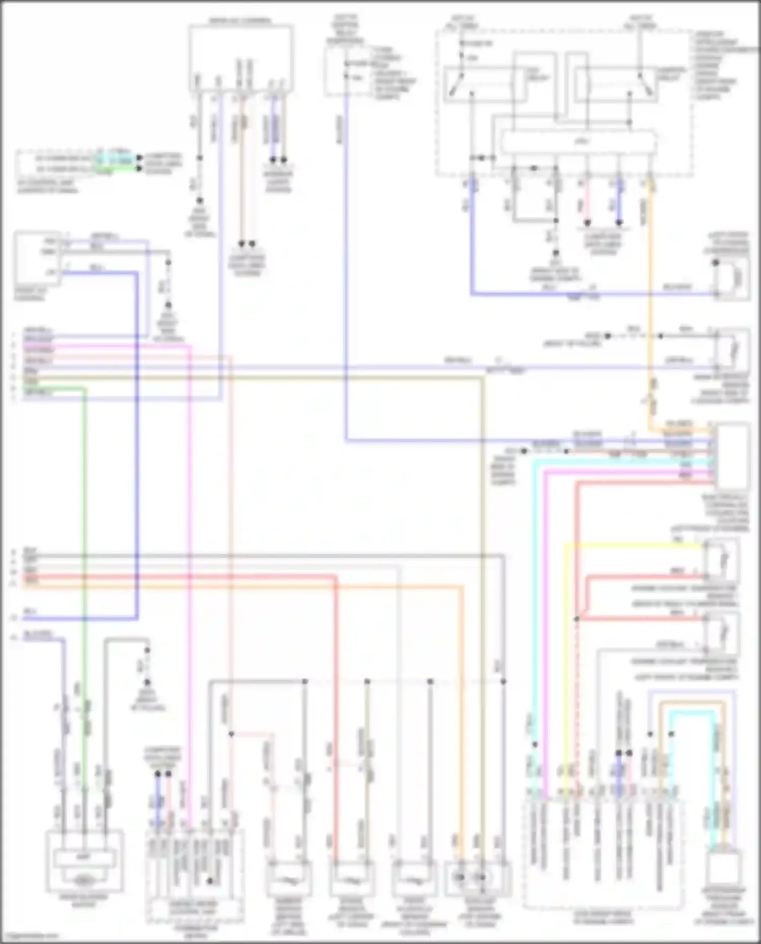 Wiring diagram eng cool temp sens 2 for Nissan Patrol Y62 facelift 2 (2019-2024) (1 of 2)