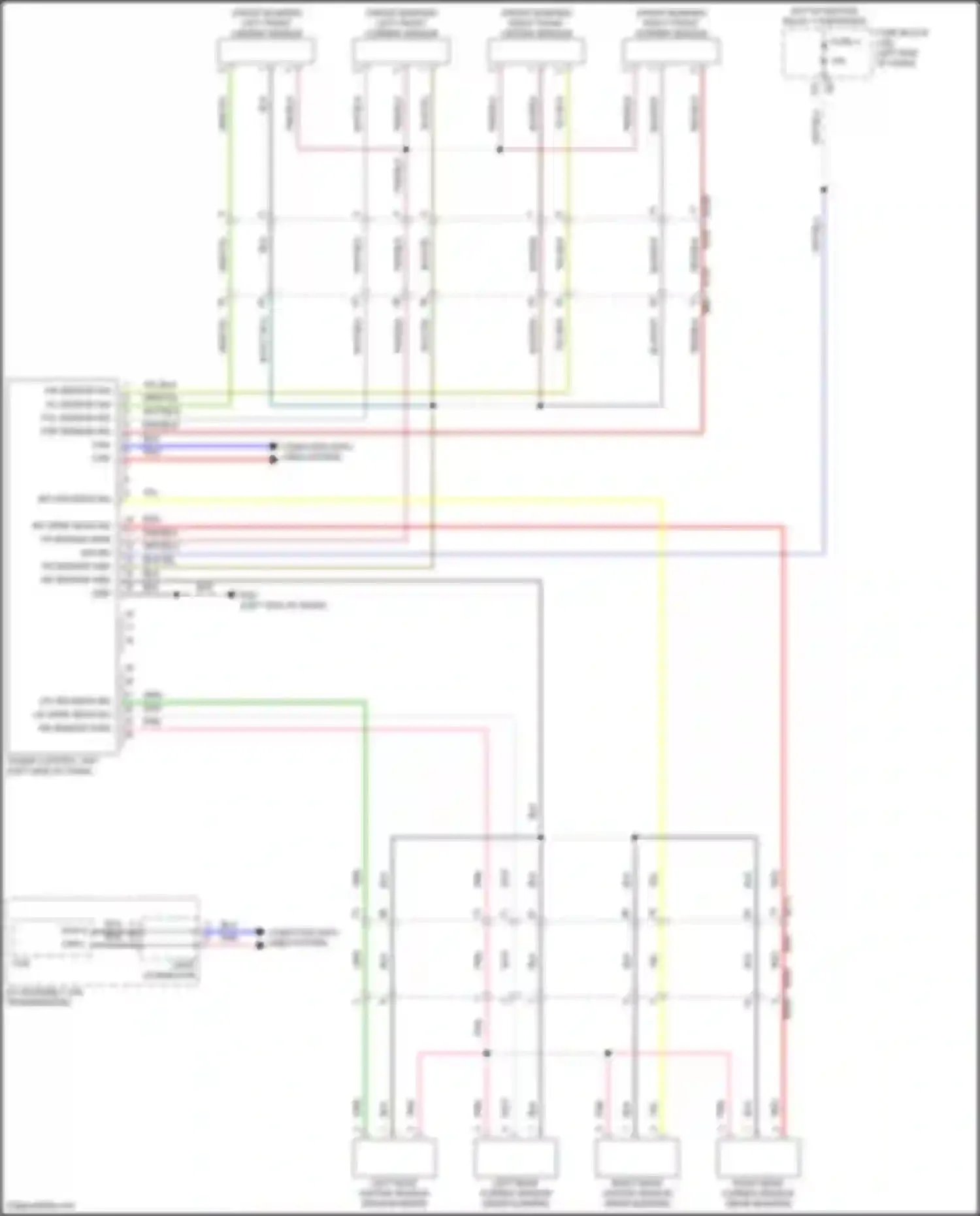 Wiring diagram fol sensor sig for Nissan Patrol Y62 facelift 2 (2019-2024) (1 of 1)