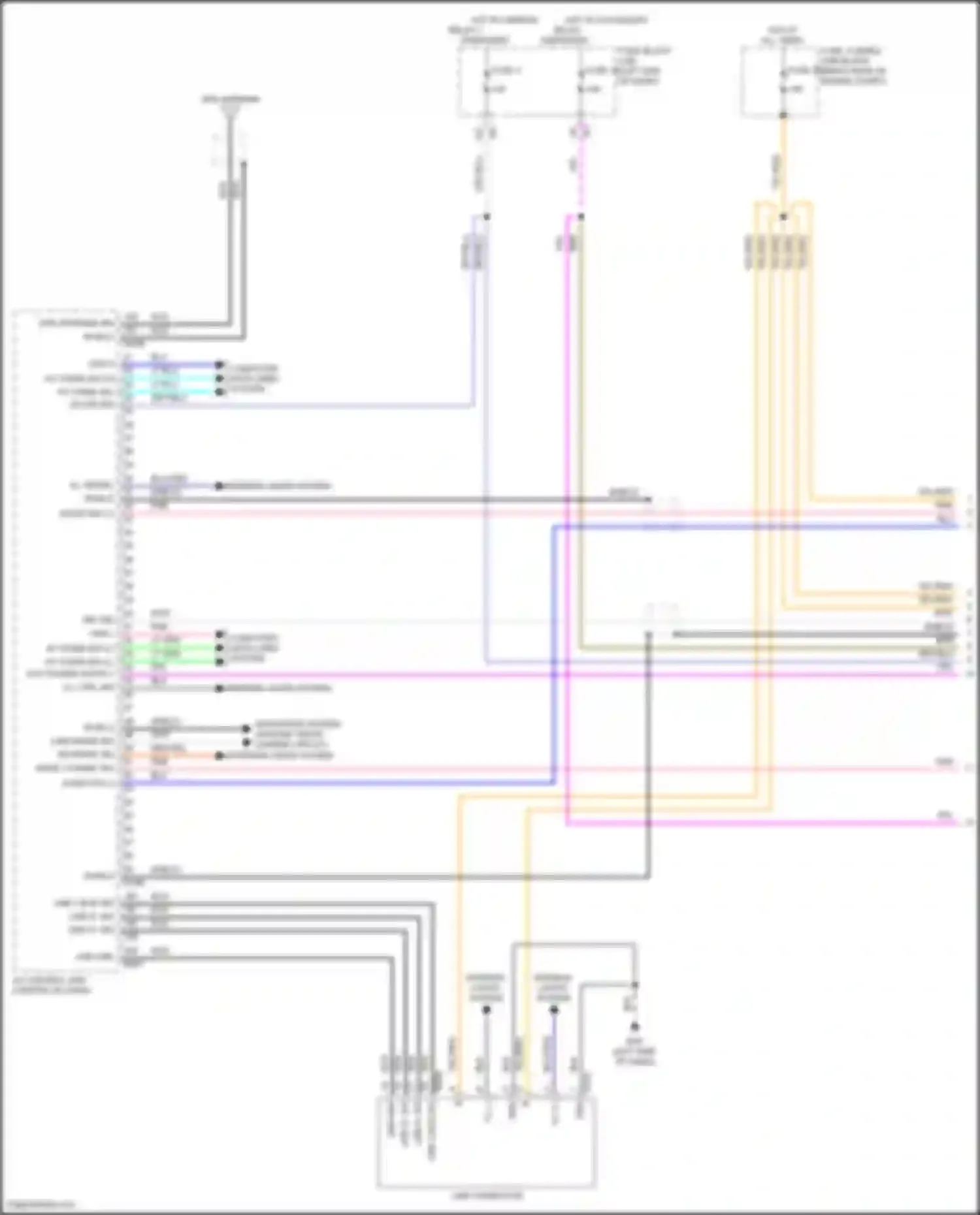 Wiring diagram fuse, fusible link block for Nissan Patrol Y62 facelift 2 (2019-2024) (26 of 48)
