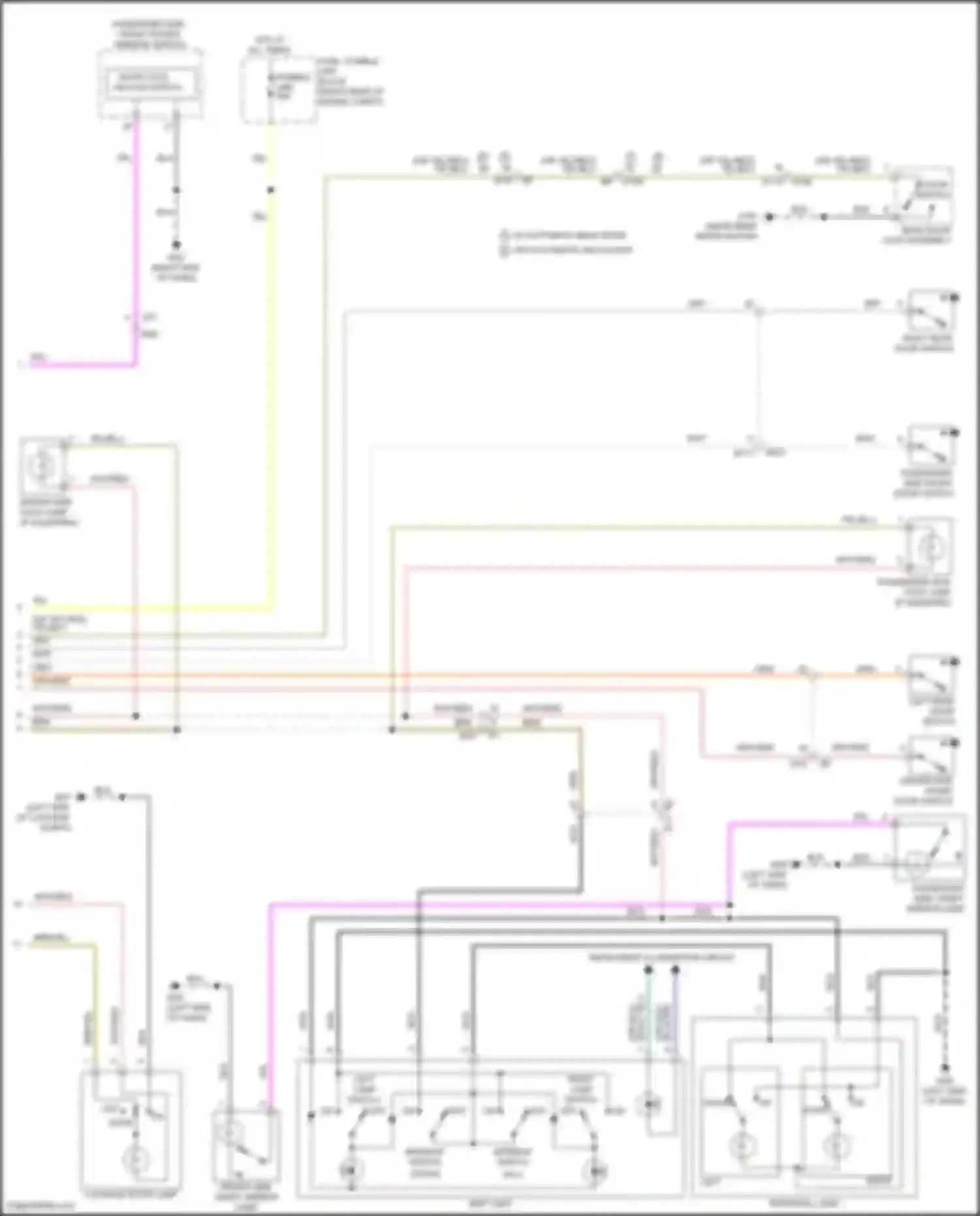 Wiring diagram instrument illumination circuit for Nissan Patrol Y62 facelift 2 (2019-2024) (1 of 1)