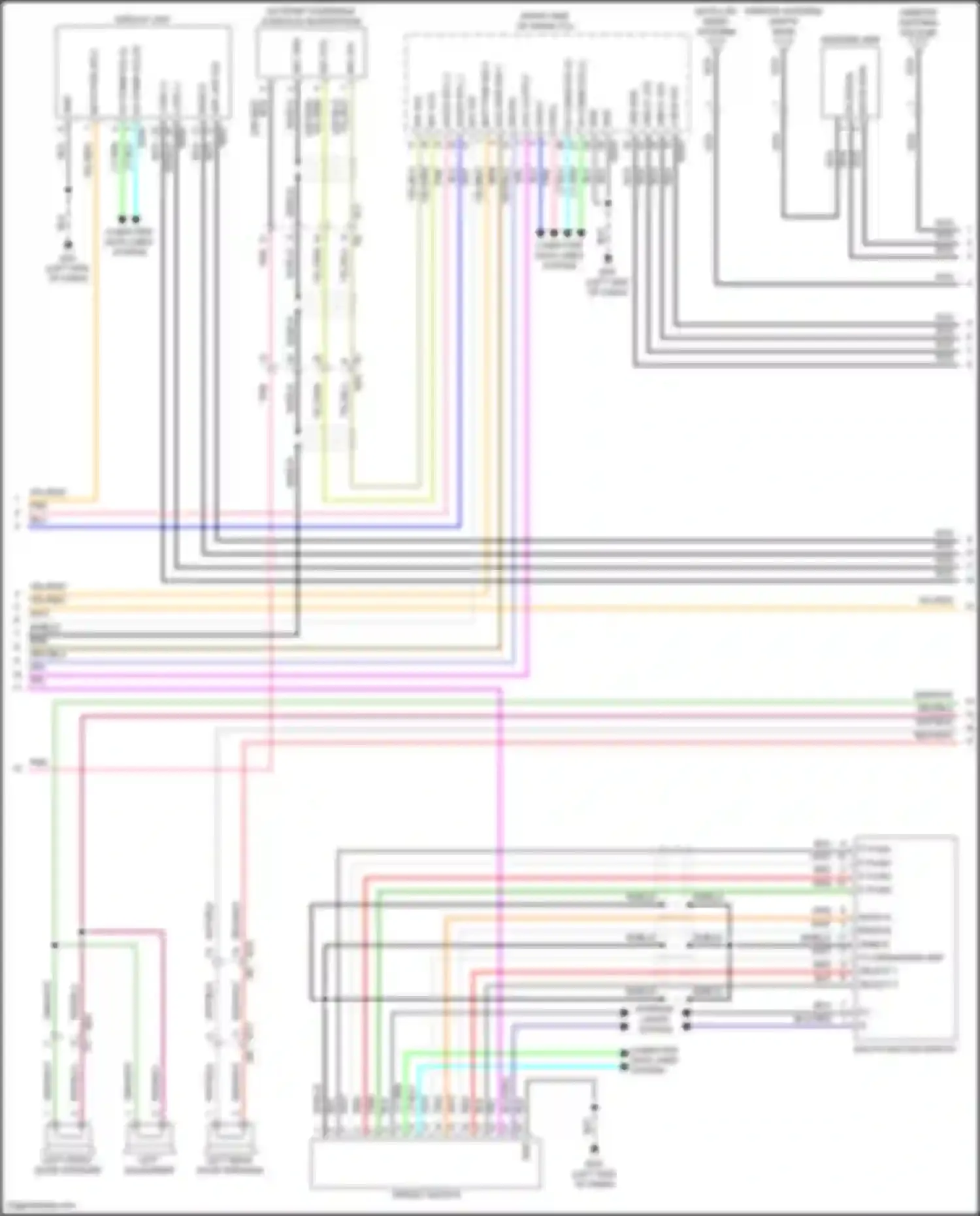 Wiring diagram it commander gnd for Nissan Patrol Y62 facelift 2 (2019-2024) (2 of 4)