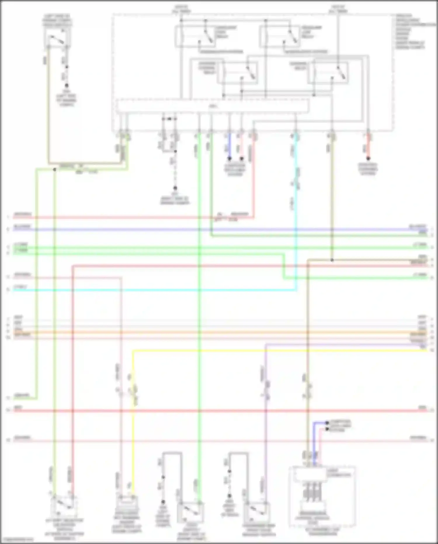 Wiring diagram joint connector for Nissan Patrol Y62 facelift 2 (2019-2024) (5 of 11)