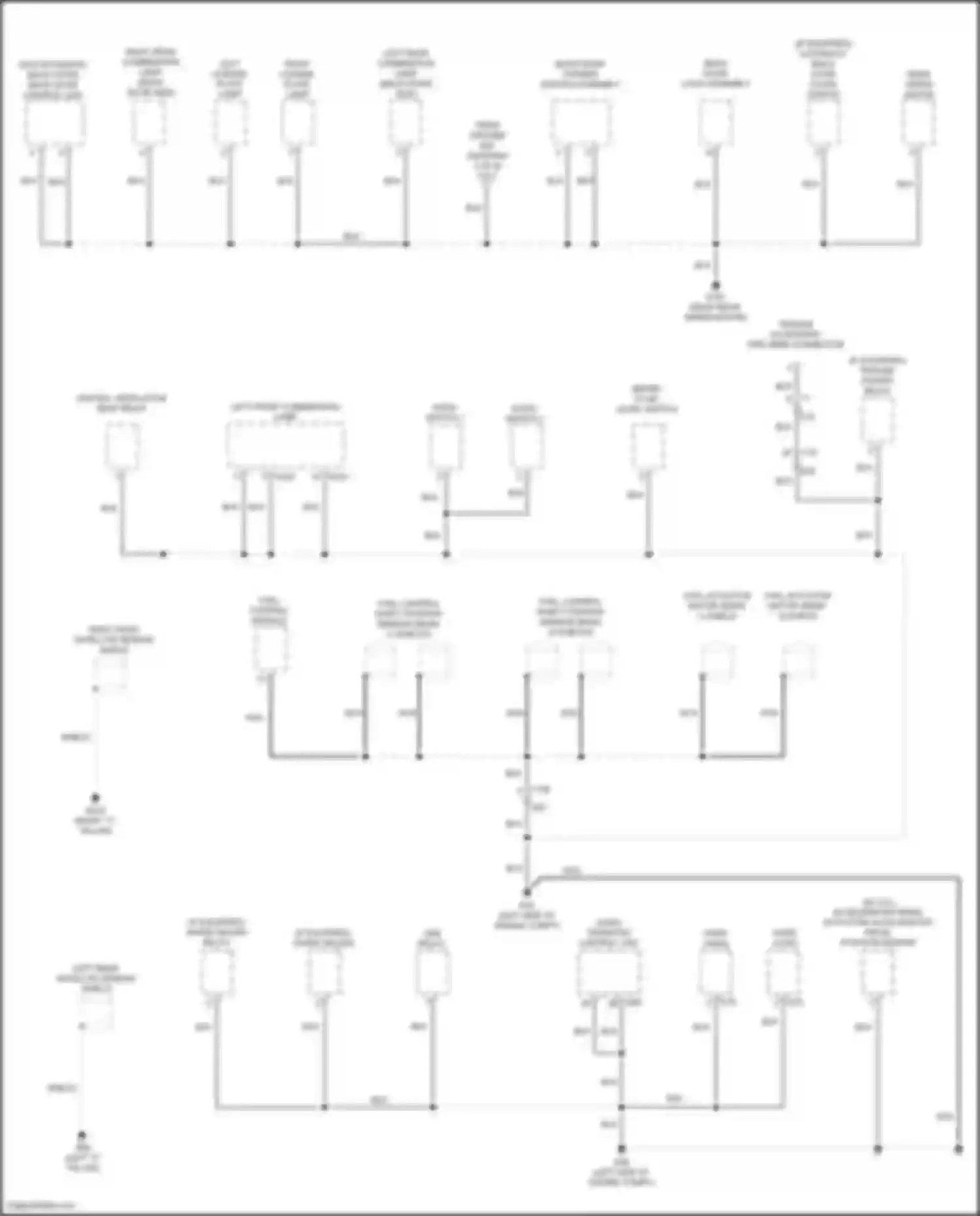 Wiring diagram right rear satellite sensor shield for Nissan Patrol Y62 facelift 2 (2019-2024) (1 of 1)