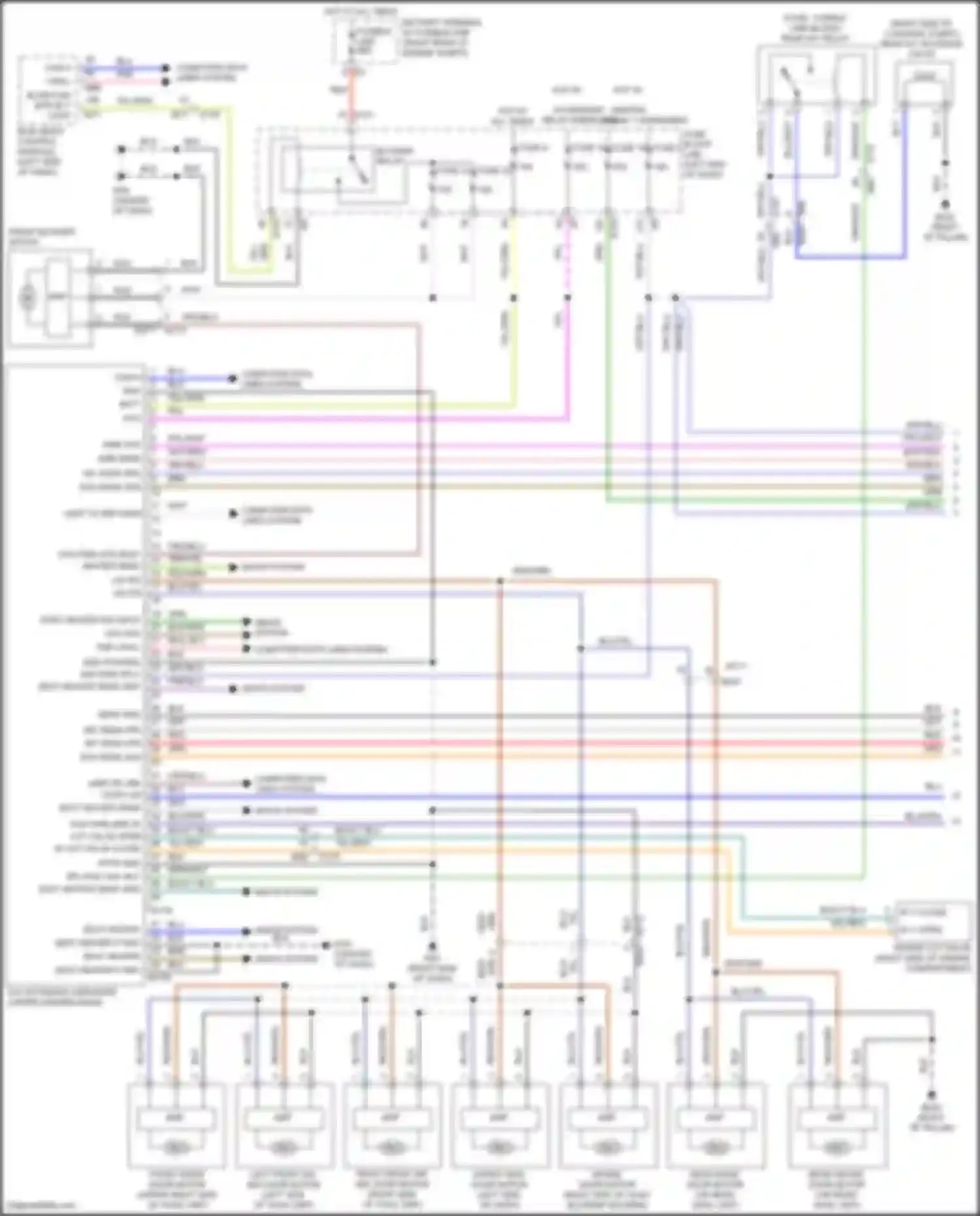 Wiring diagram strg heater sw input for Nissan Patrol Y62 facelift 2 (2019-2024) (1 of 1)