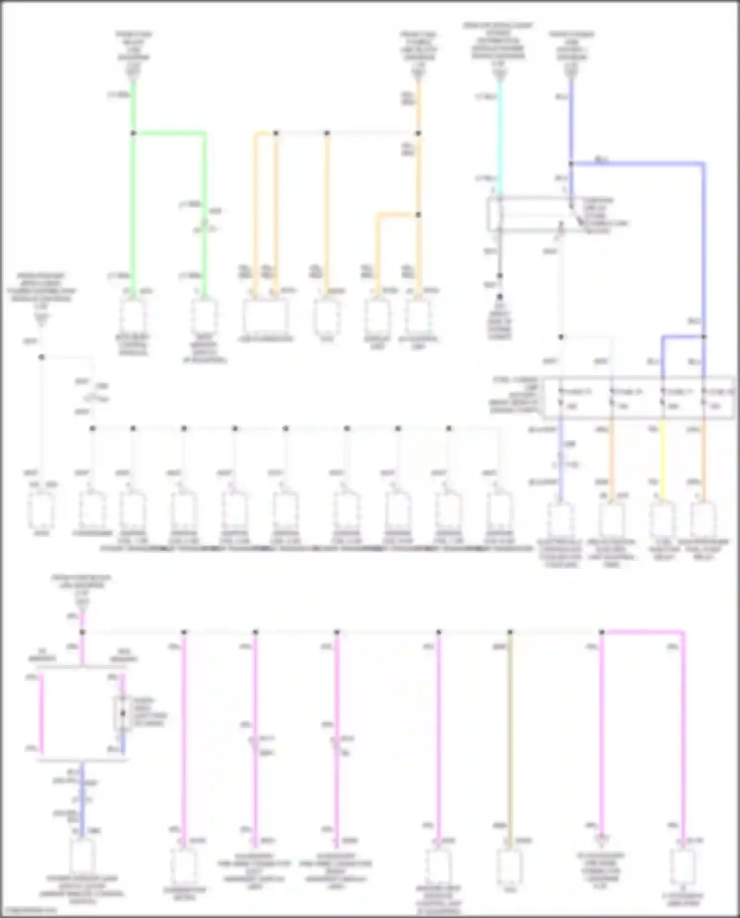 Wiring diagram usb connector for Nissan Patrol Y62 facelift 2 (2019-2024) (6 of 8)