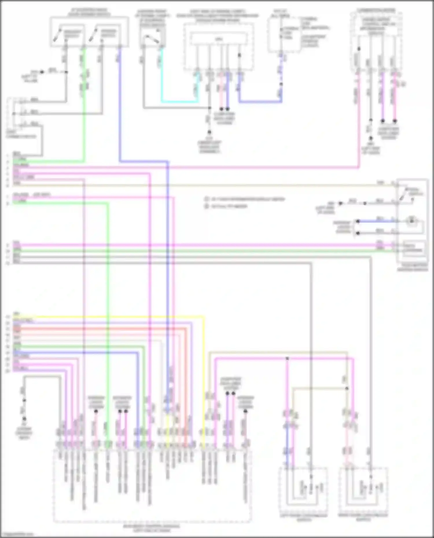 Qashqai Nissan III (2021-2024): Forced entry circuit (3 of 3)