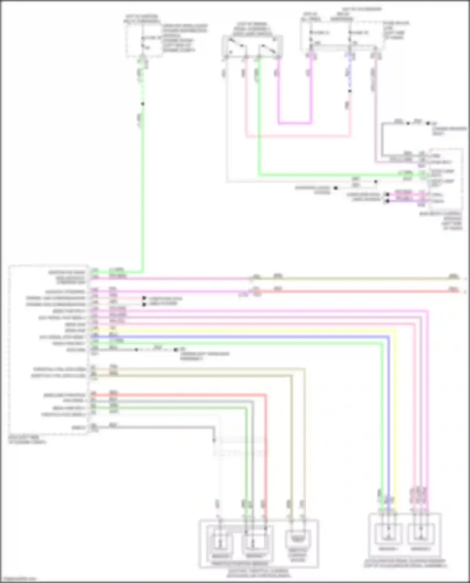 Qashqai Nissan III (2021-2024): Cruise control circuit (1 of 3)