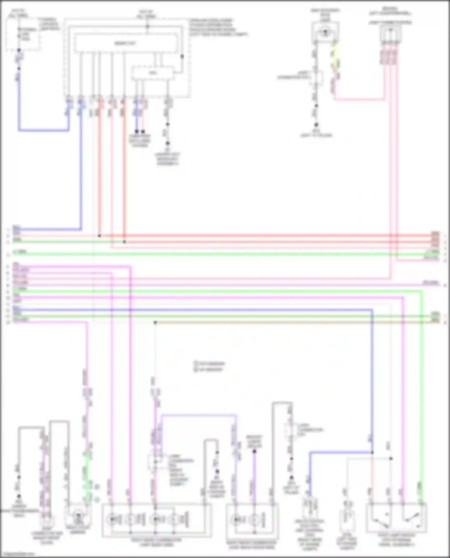 Qashqai Nissan III (2021-2024): Exterior lamps circuit (2 of 3)