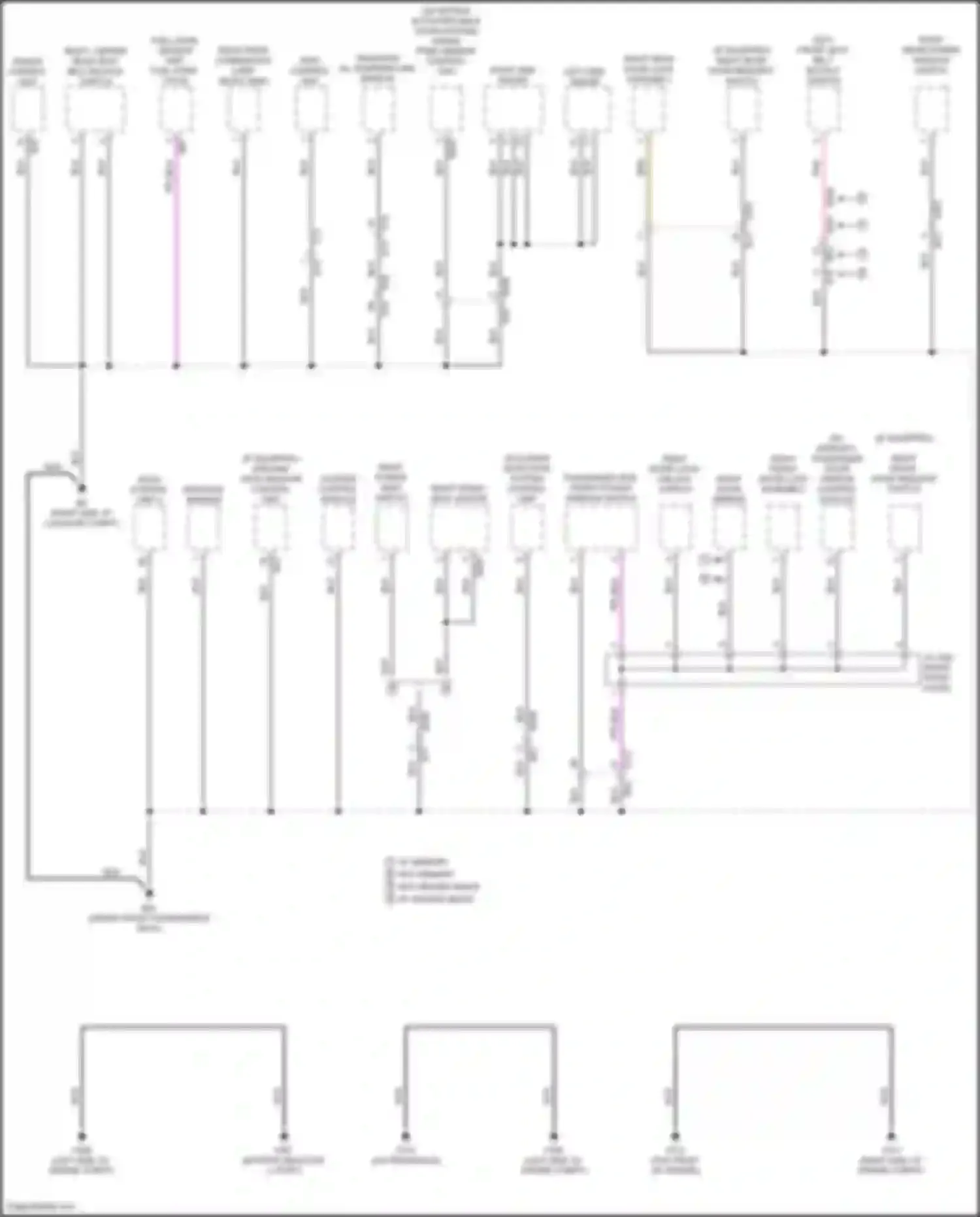Qashqai Nissan III (2021-2024): Ground distribution circuit (1 of 5)