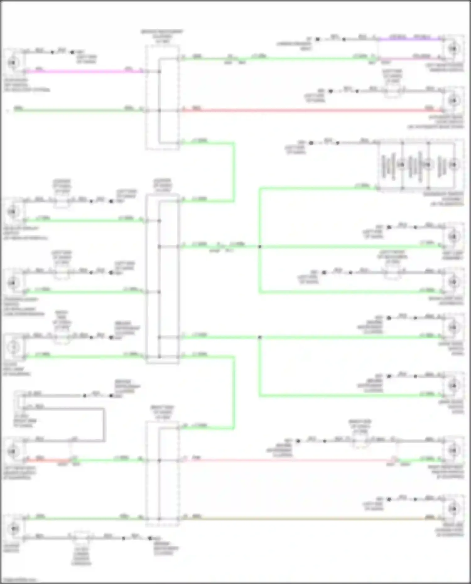 Qashqai Nissan III (2021-2024): Instrument illumination circuit (3 of 3)