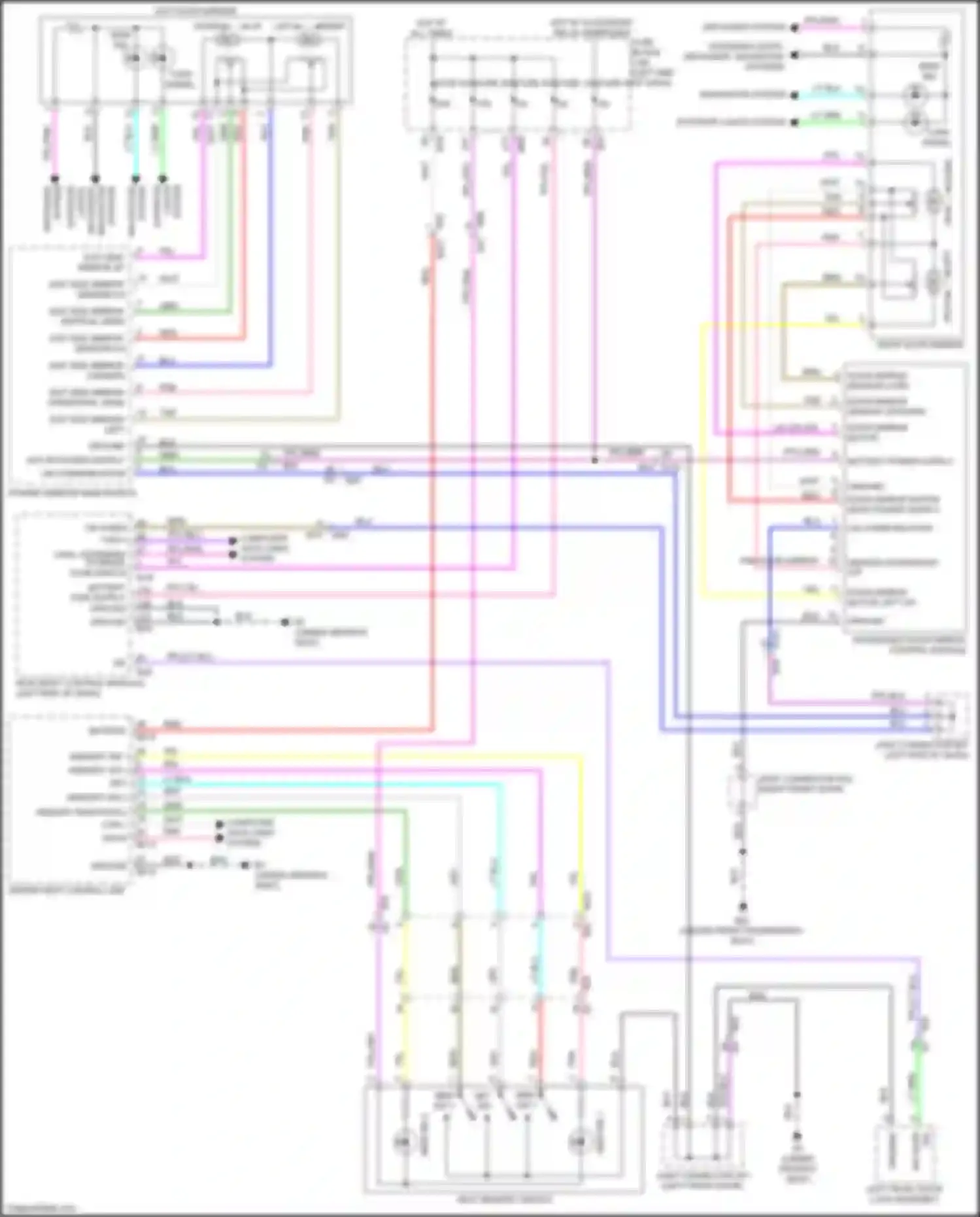 Qashqai Nissan III (2021-2024): Memory mirrors circuit