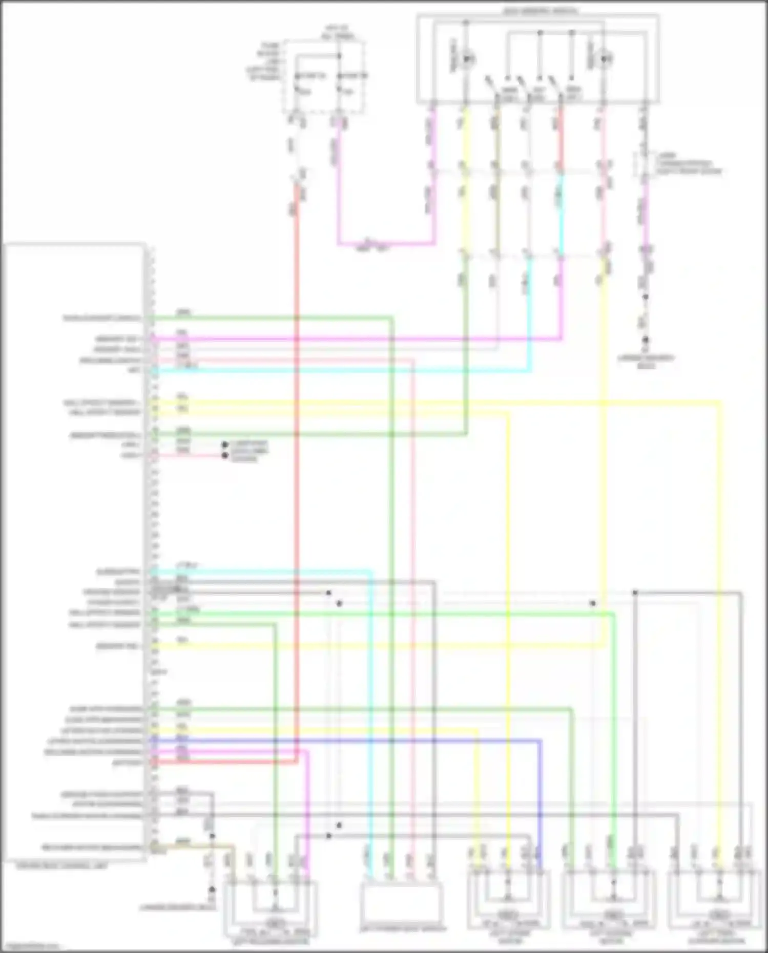 Qashqai Nissan III (2021-2024): Memory seat circuit