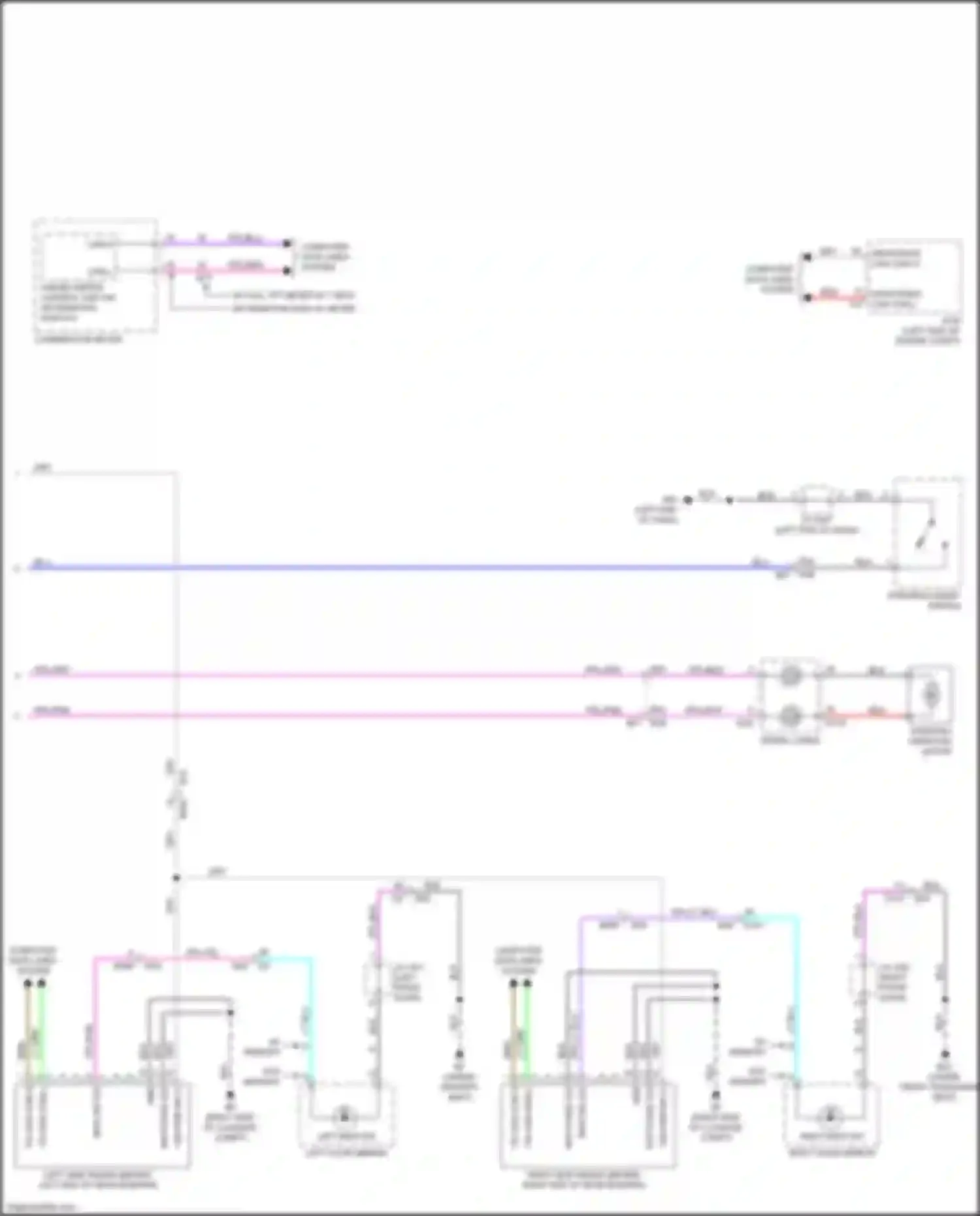 Qashqai Nissan III (2021-2024): Driver assistance system circuit (2 of 2)