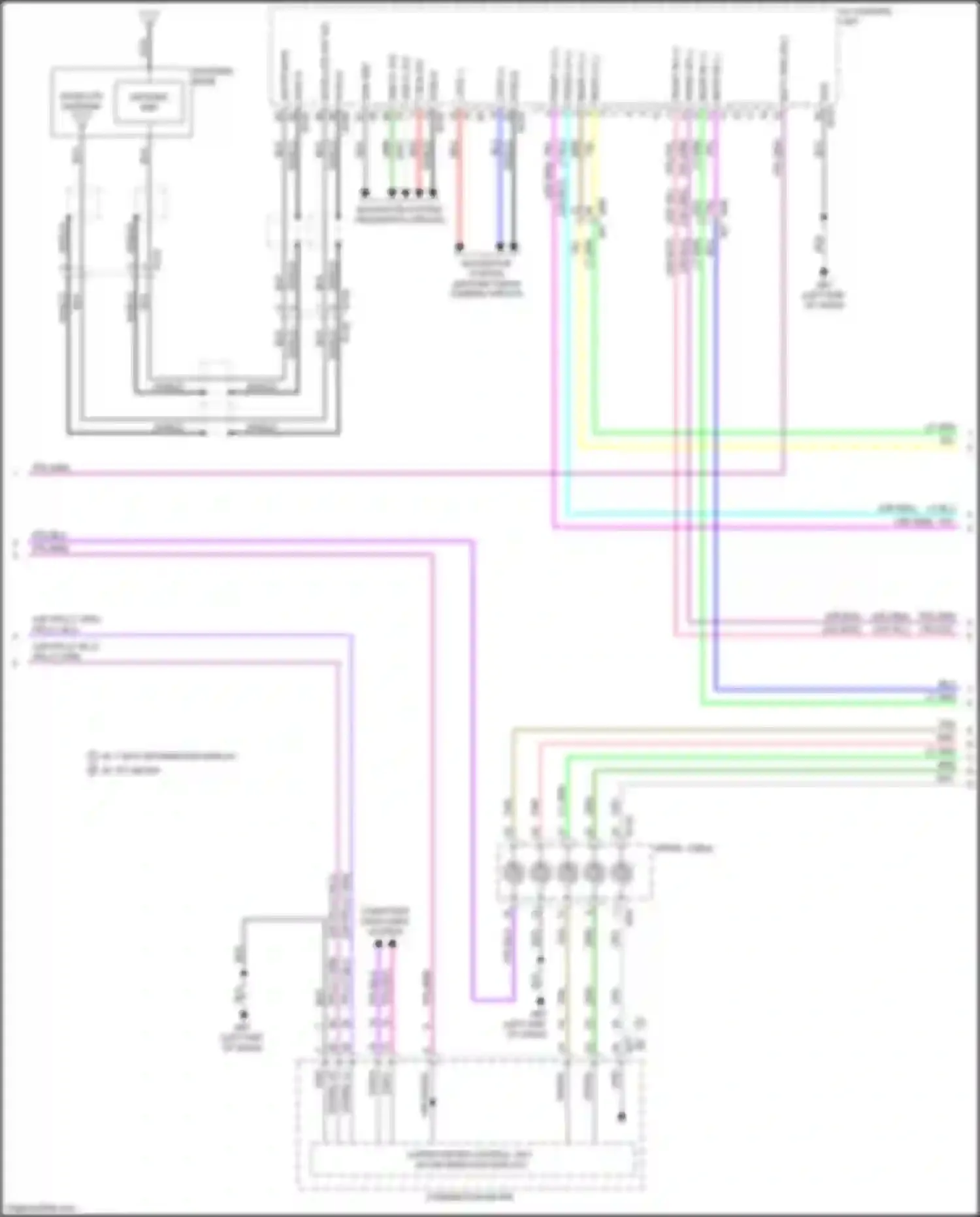 Qashqai Nissan III (2021-2024): Navigation circuit, w/o bose (2 of 5)