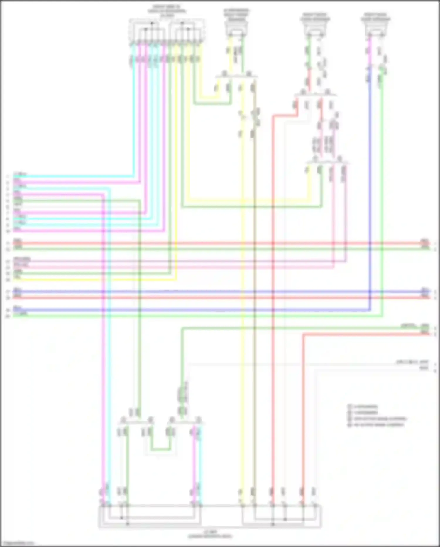 Qashqai Nissan III (2021-2024): Navigation circuit, w/o bose (4 of 5)