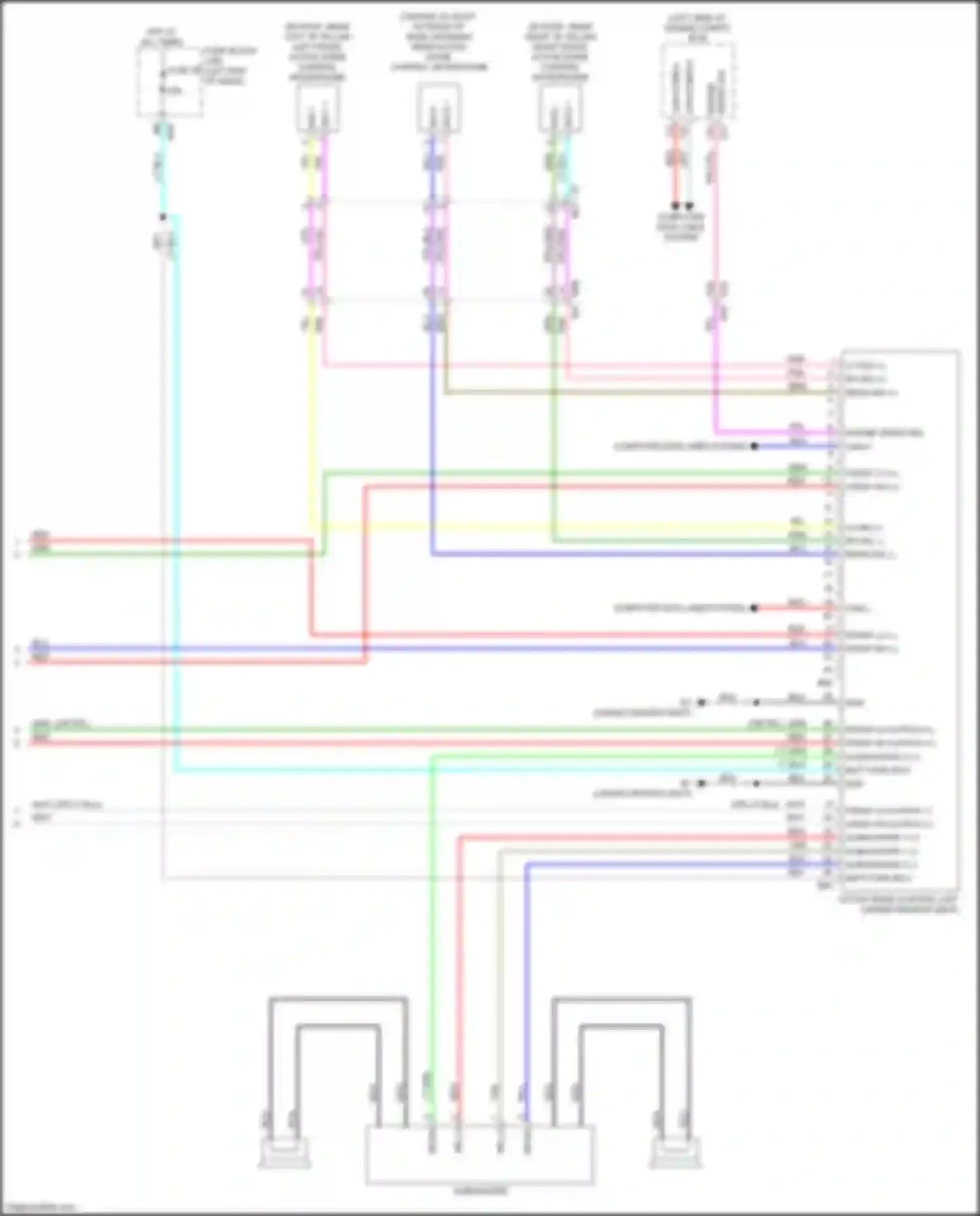 Qashqai Nissan III (2021-2024): Navigation circuit, w/o bose (5 of 5)