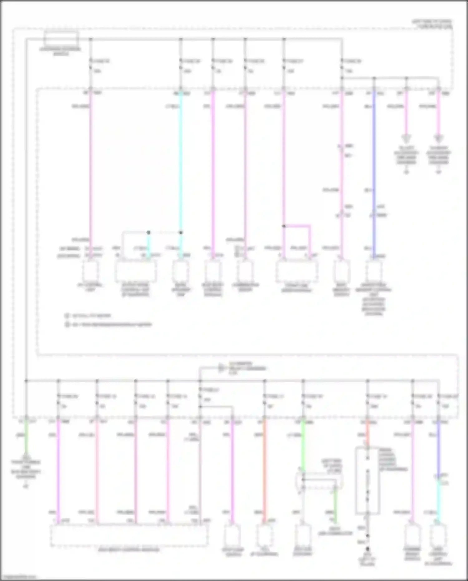 Qashqai Nissan III (2021-2024): Power distribution circuit (2 of 7)