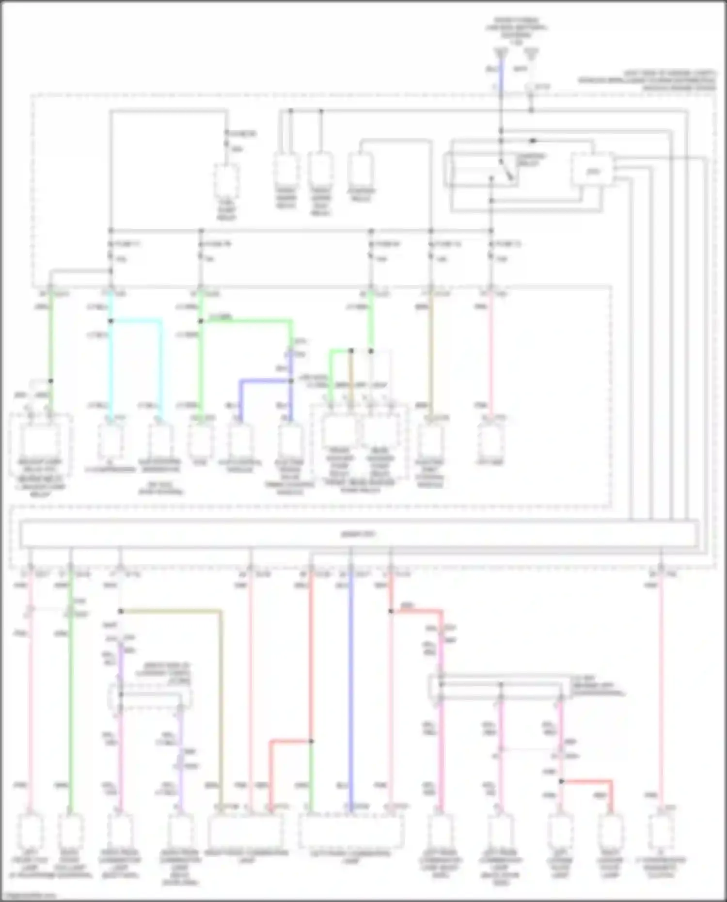 Qashqai Nissan III (2021-2024): Power distribution circuit (4 of 7)