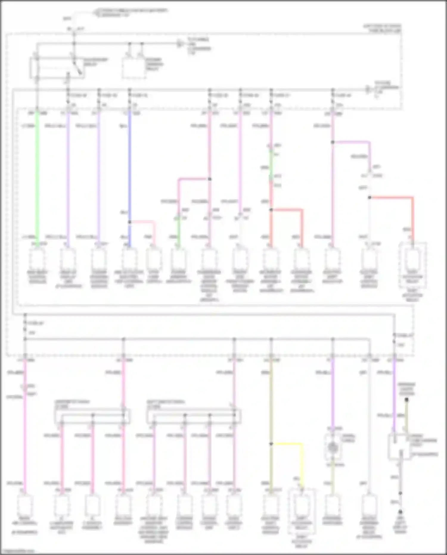 Qashqai Nissan III (2021-2024): Power distribution circuit (6 of 7)