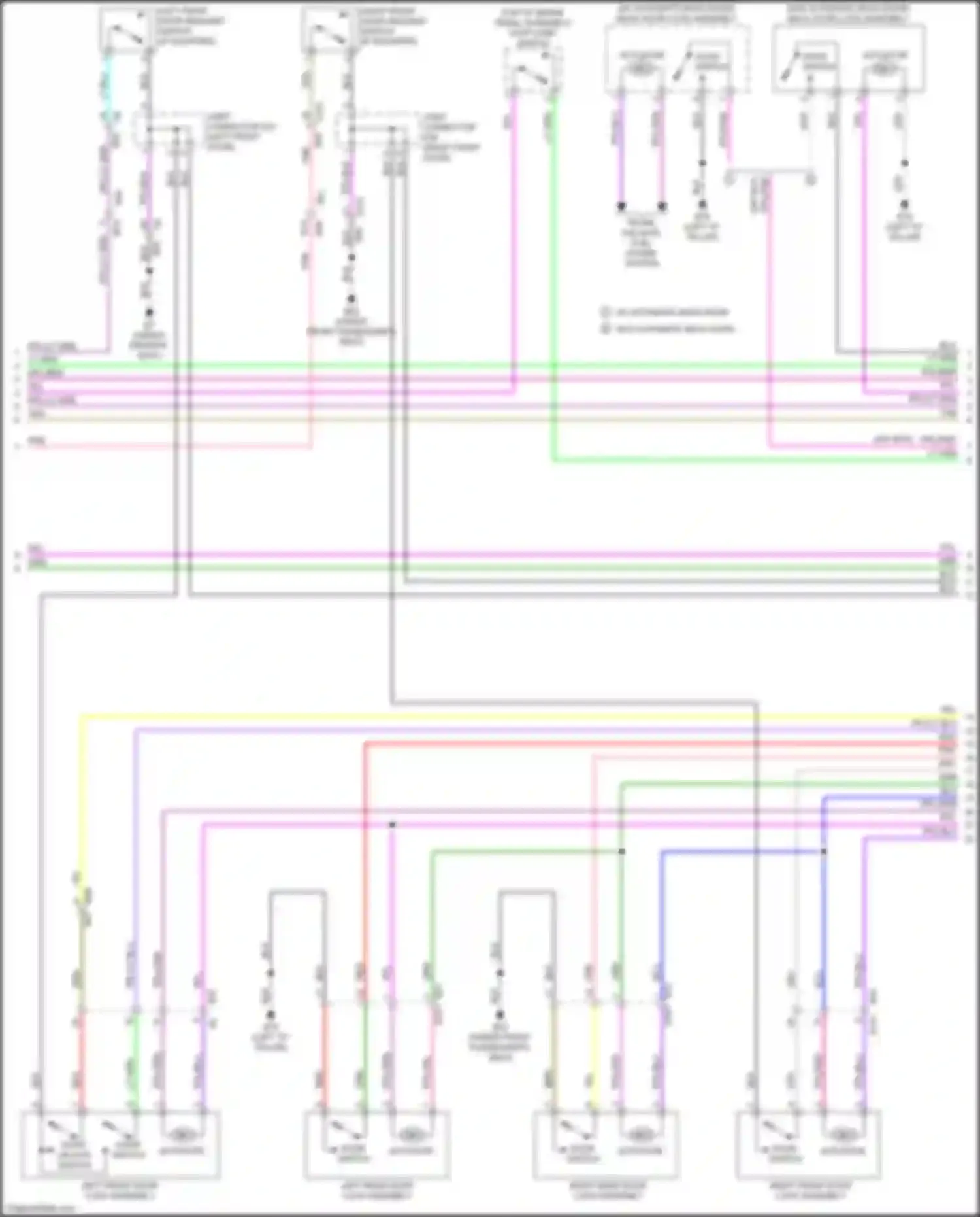 Qashqai Nissan III (2021-2024): Power door locks circuit (2 of 3)
